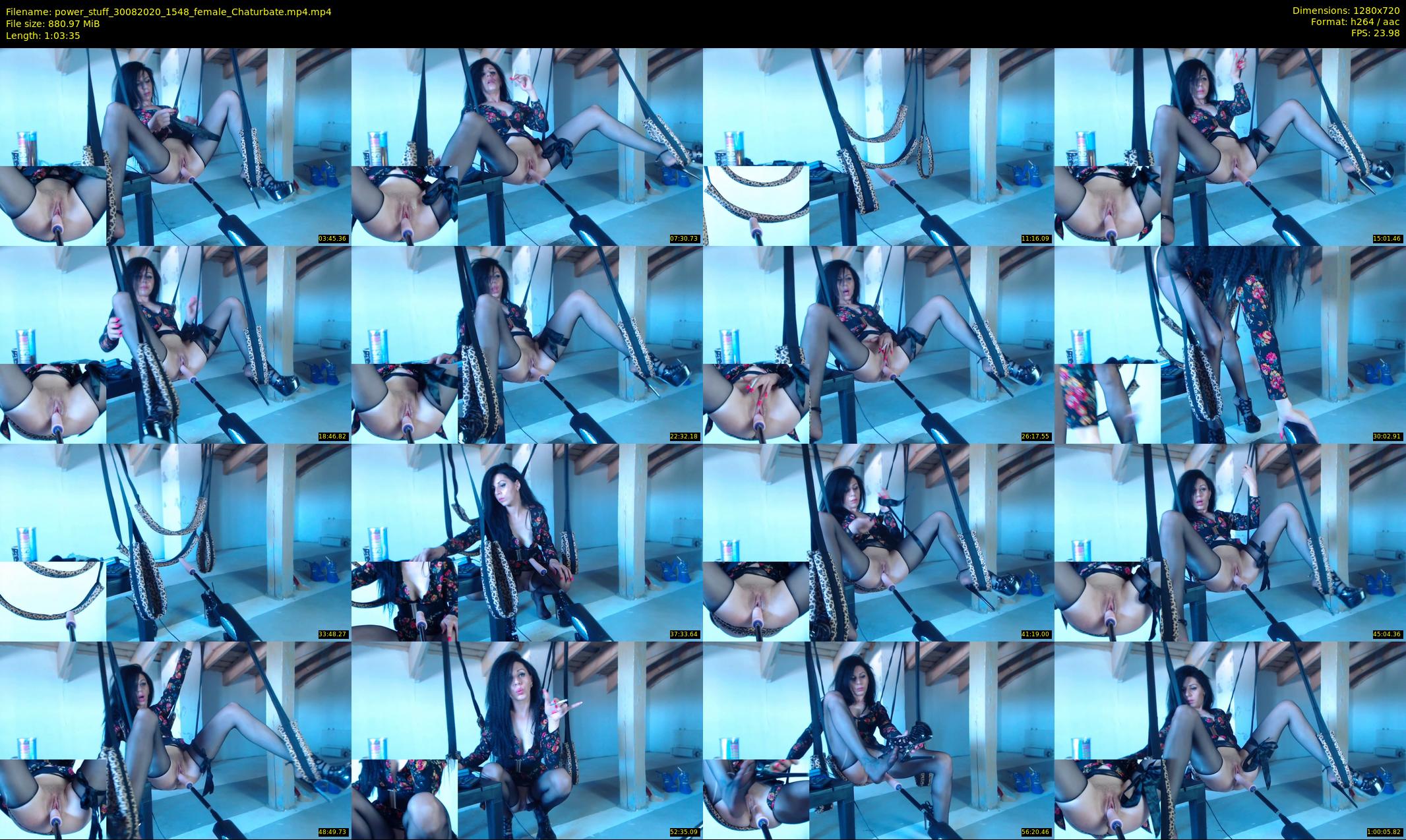 power_stuff — 64 minute Chaturbate female cam show recording, 720p, Aug 30, 2020