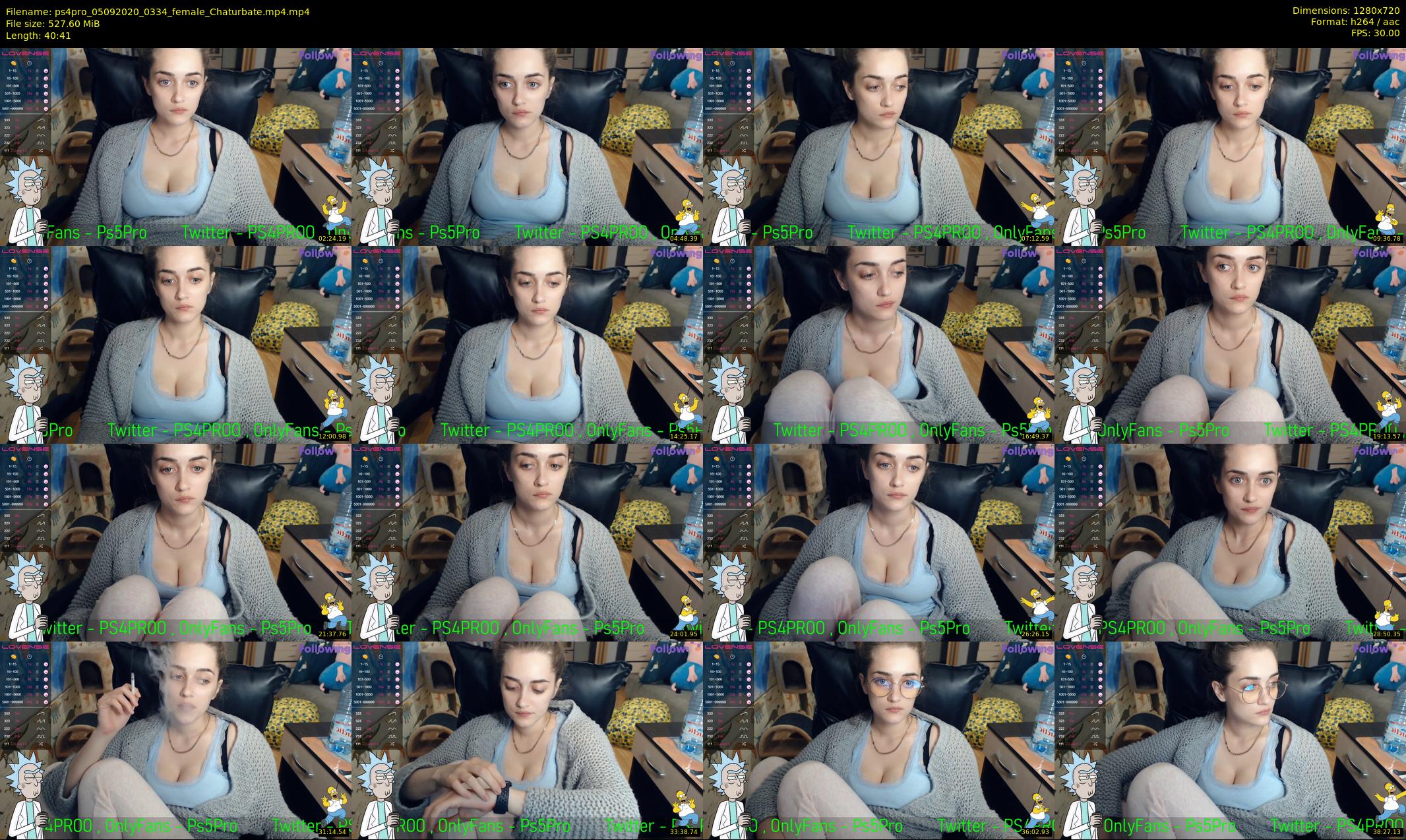 ps4pro — 41 minute Chaturbate female cam show recording, 720p, Sep 5, 2020