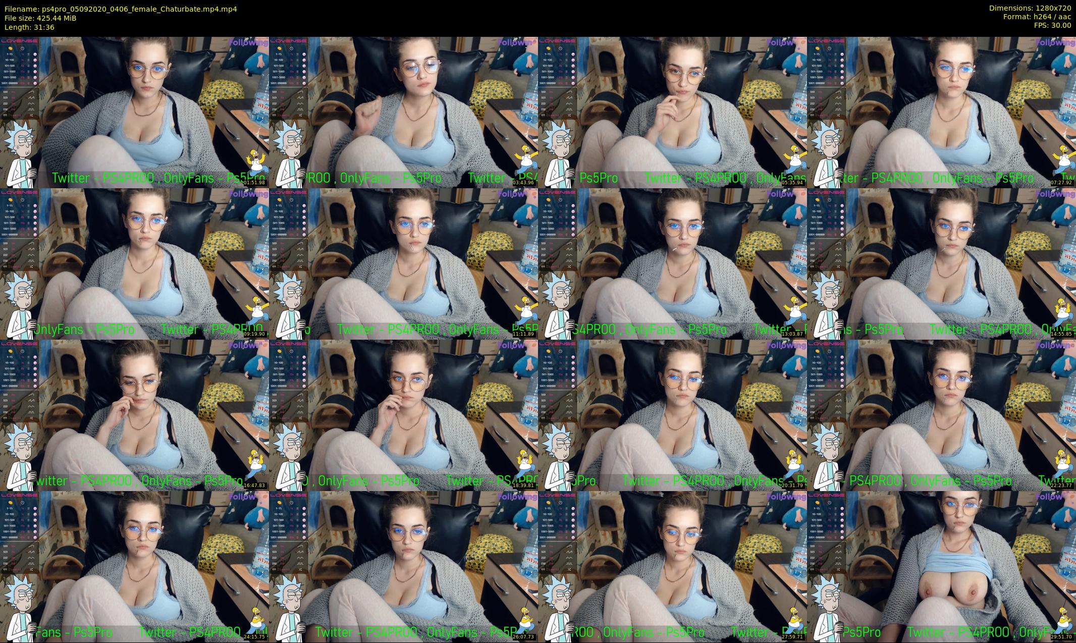 ps4pro — 32 minute Chaturbate female cam show recording, 720p, Sep 5, 2020
