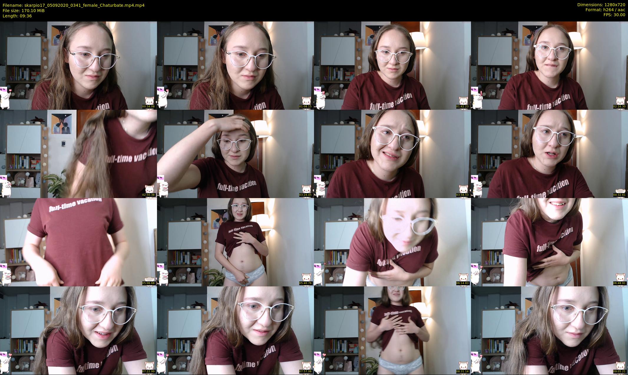 skarpio17 — 10 minute Chaturbate female cam show recording, 720p, Sep 5, 2020
