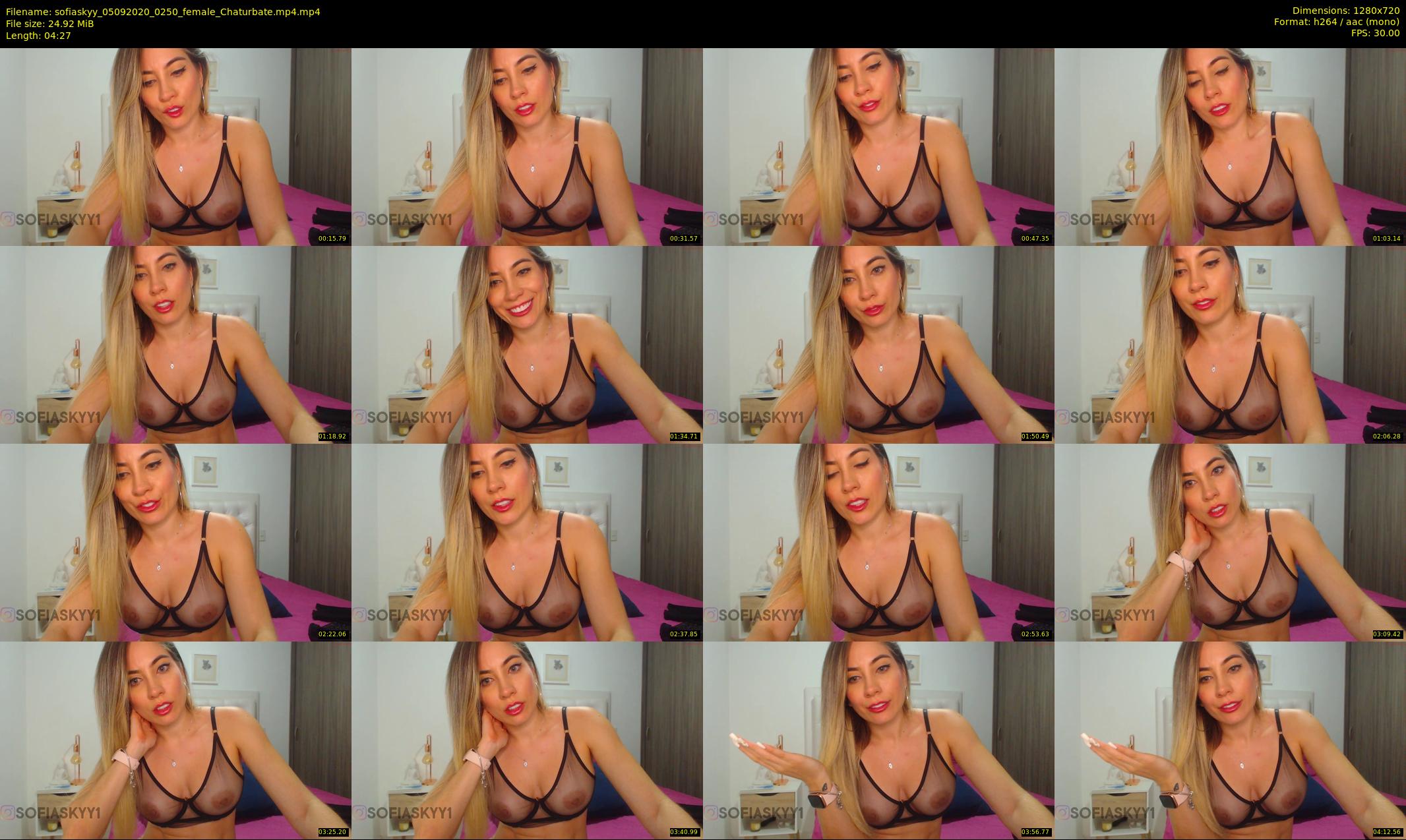 sofiaskyy — 5 minute Chaturbate female cam show recording, 720p, Sep 5, 2020