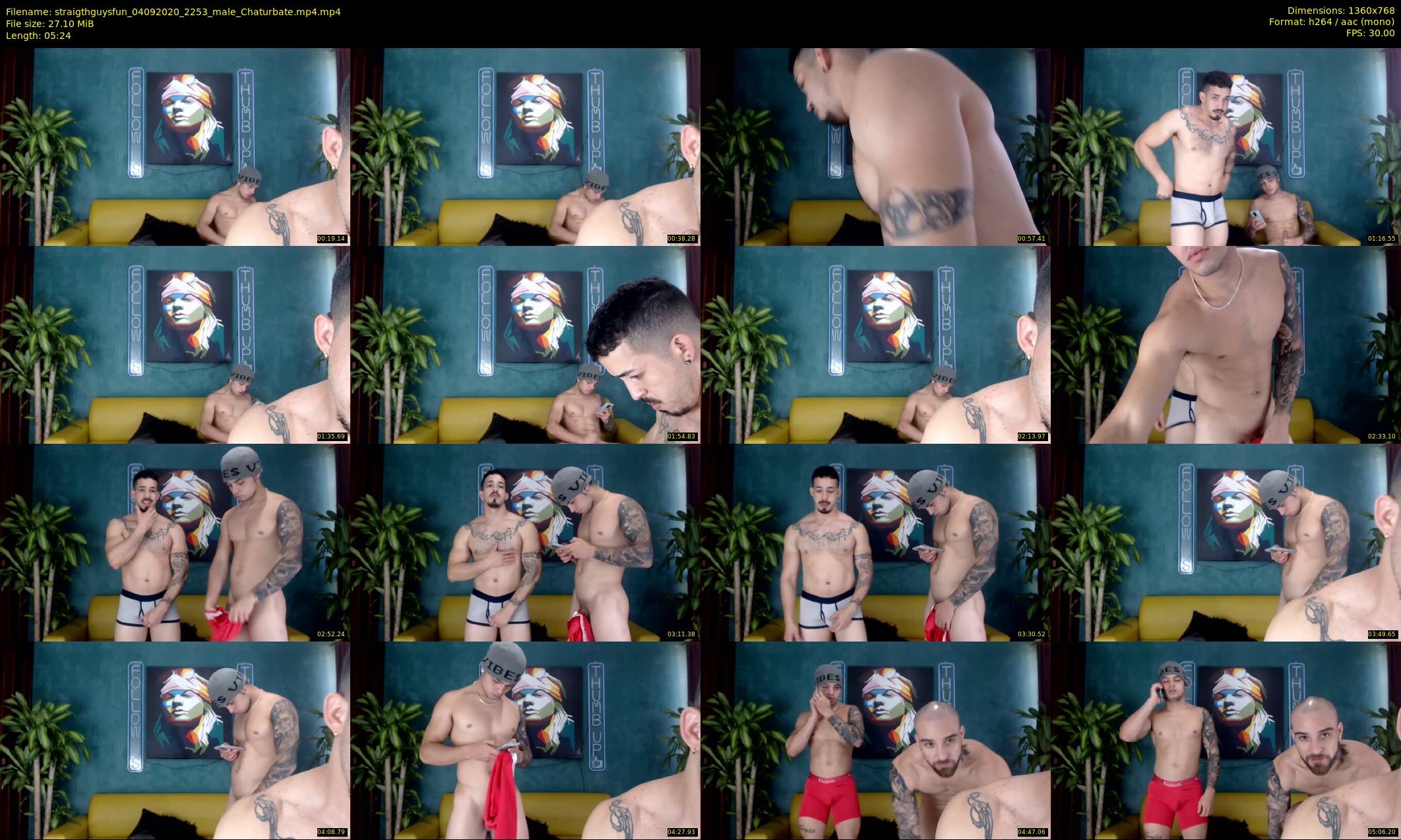 straigthguysfun — 6 minute Chaturbate male cam show recording, 720p, Sep 4, 2020