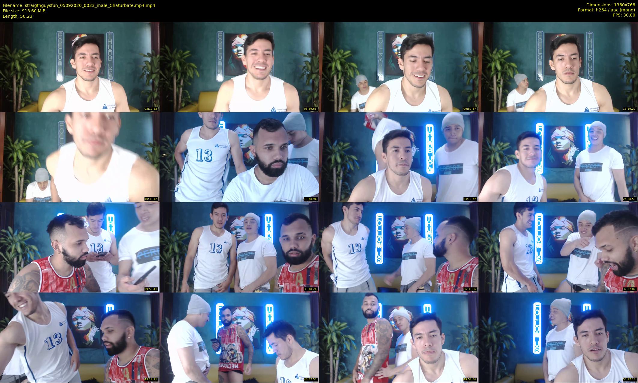 straigthguysfun — 57 minute Chaturbate male cam show recording, 720p, Sep 5, 2020