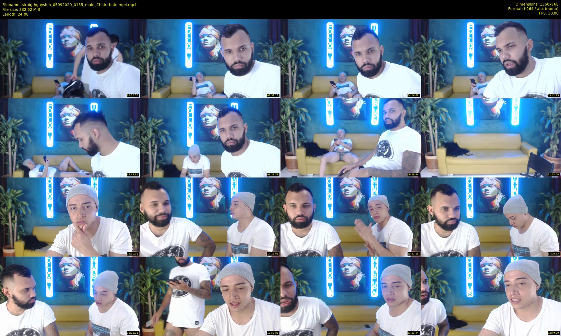 straigthguysfun — 25 minute Chaturbate male cam show recording, 720p, Sep 5, 2020