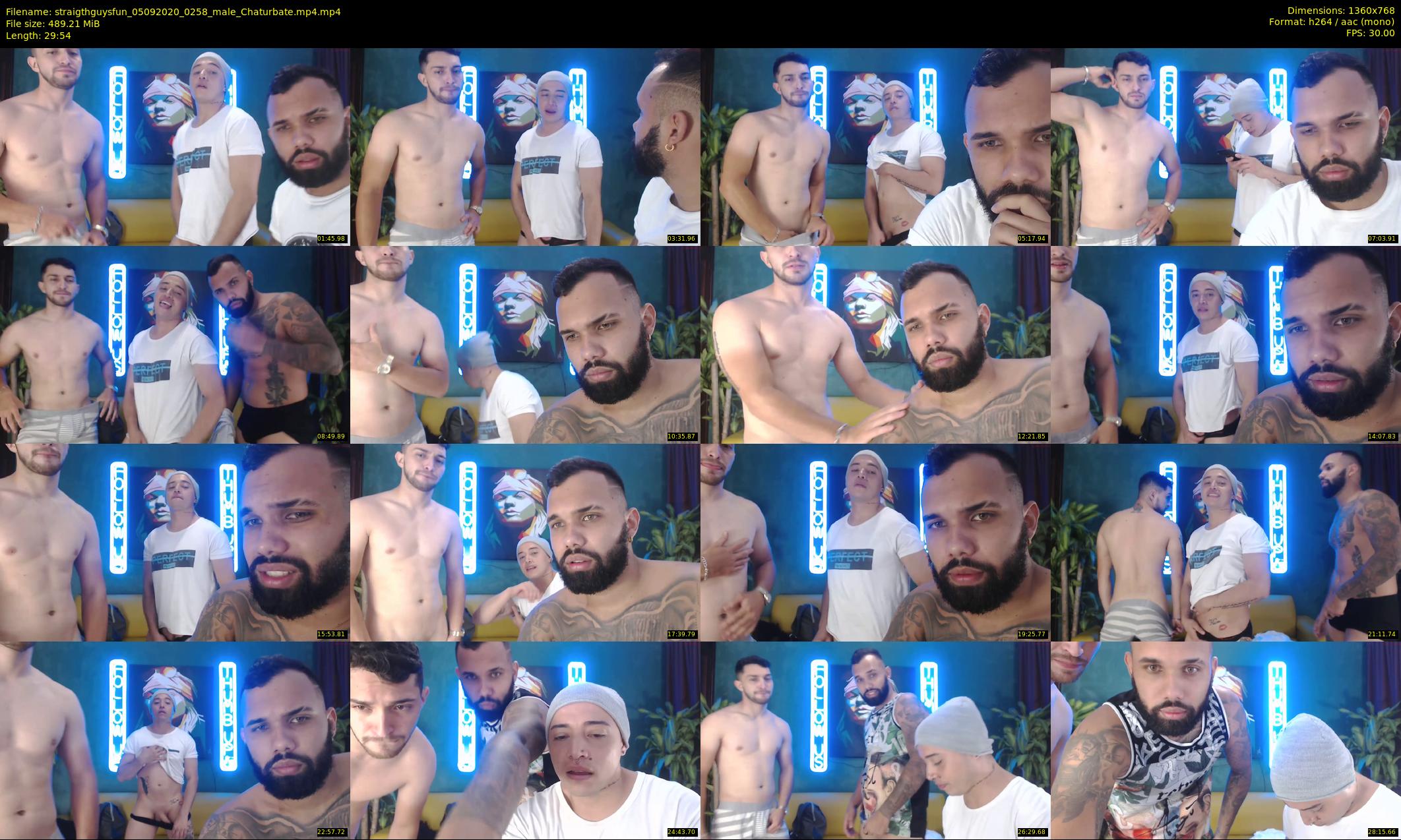 straigthguysfun — 30 minute Chaturbate male cam show recording, 720p, Sep 5, 2020