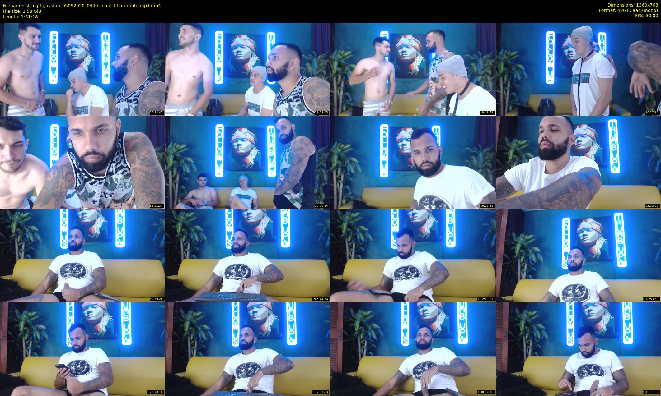 straigthguysfun — 112 minute Chaturbate male cam show recording, 720p, Sep 5, 2020