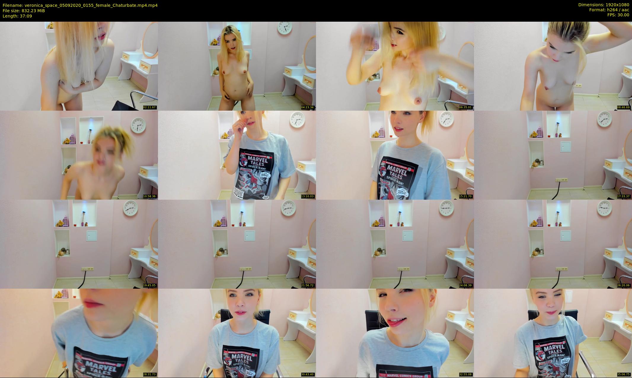 veronica_space — 38 minute Chaturbate female cam show recording, 1080p, Sep 5, 2020