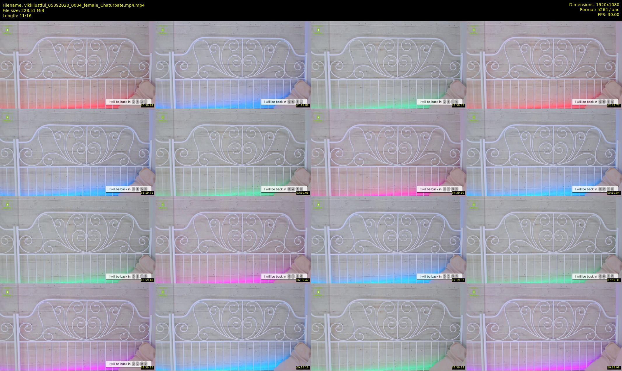 vikkilustful — 12 minute Chaturbate female cam show recording, 1080p, Sep 5, 2020