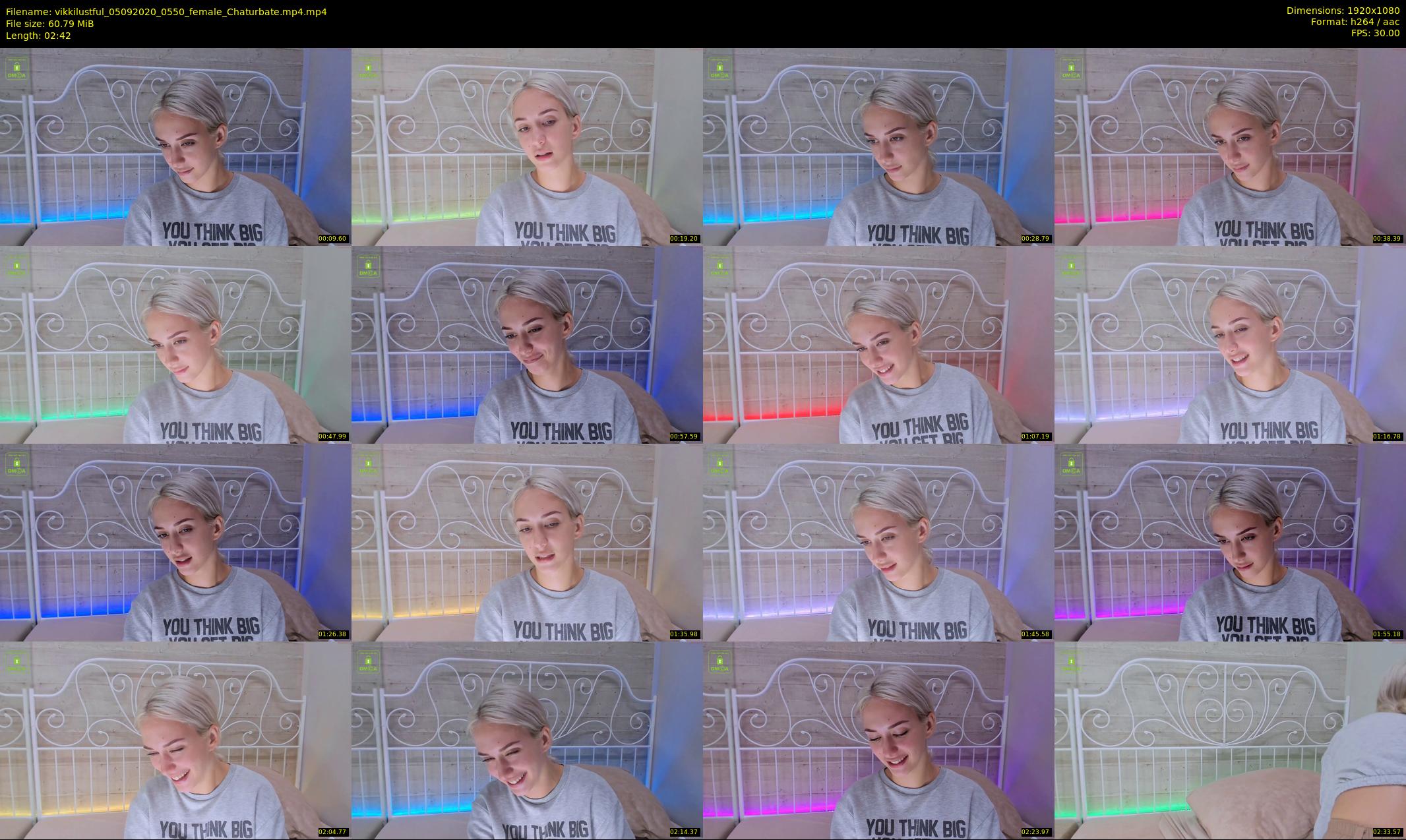 vikkilustful — 3 minute Chaturbate female cam show recording, 1080p, Sep 5, 2020