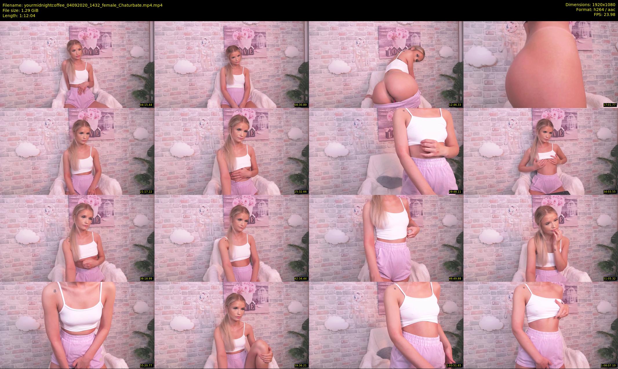 yourmidnightcoffee — 73 minute Chaturbate female cam show recording, 1080p, Sep 4, 2020