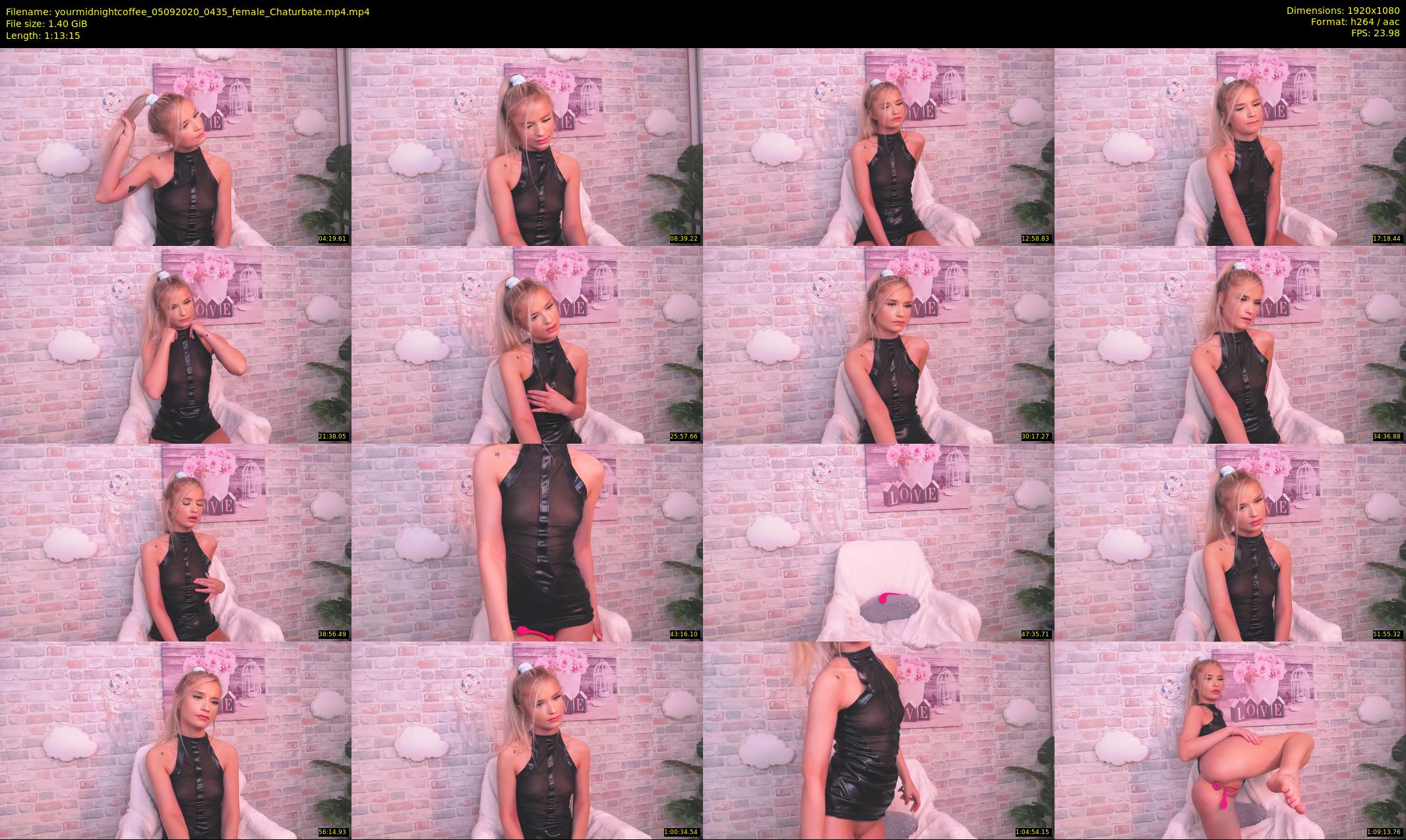 yourmidnightcoffee — 74 minute Chaturbate female cam show recording, 1080p, Sep 5, 2020