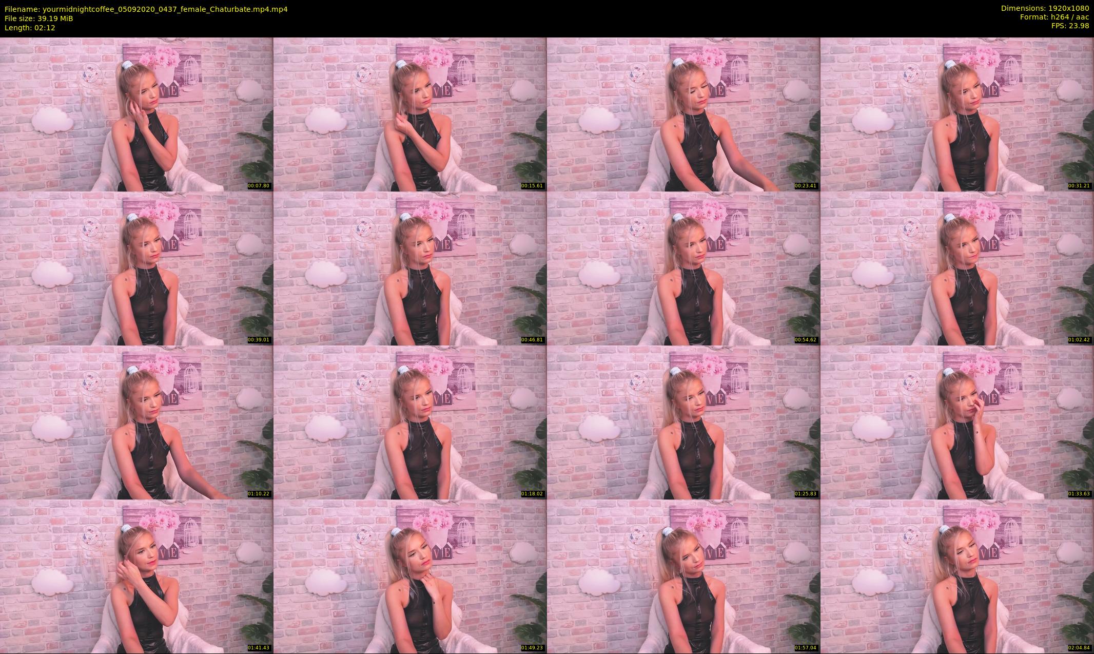 yourmidnightcoffee — 3 minute Chaturbate female cam show recording, 1080p, Sep 5, 2020