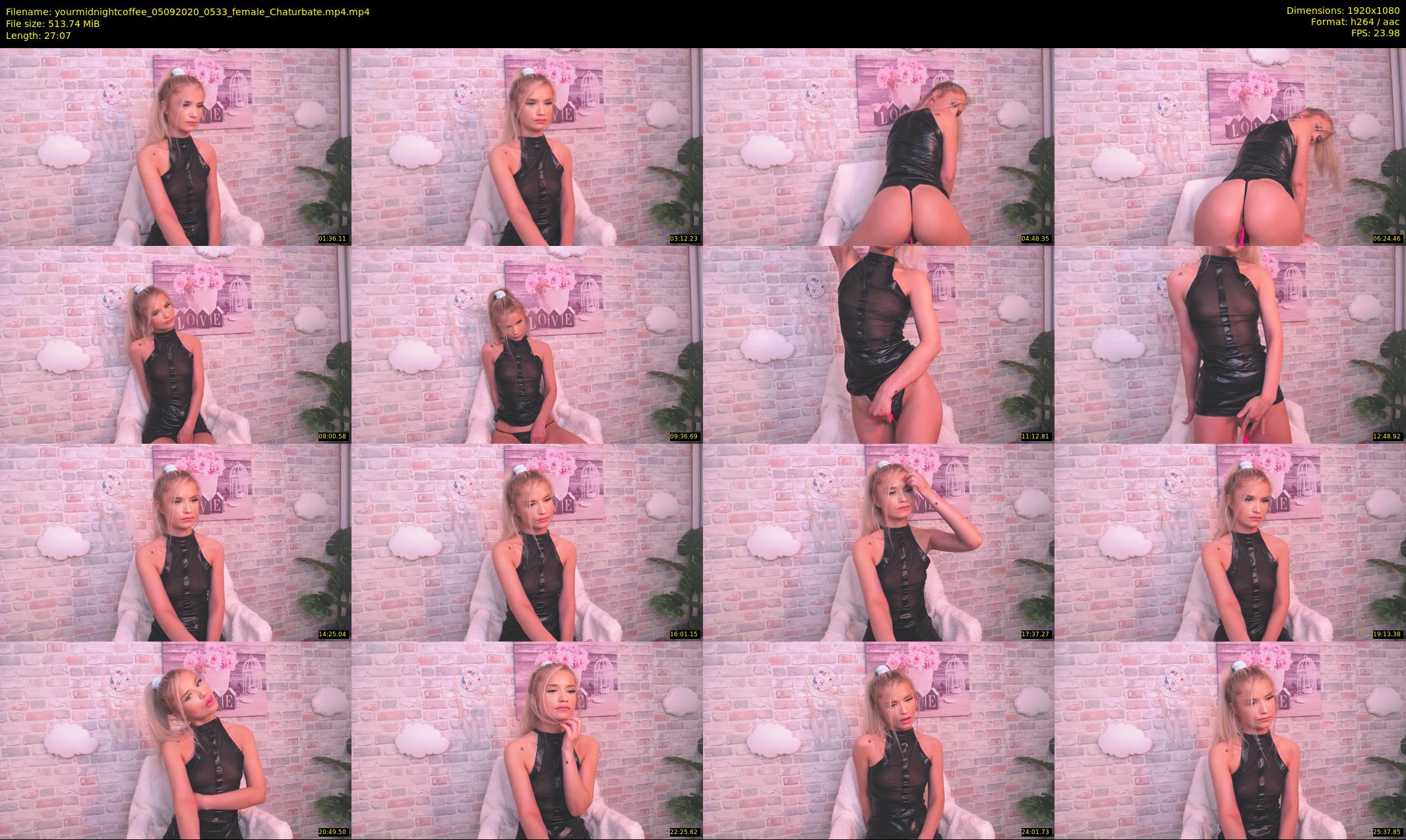 yourmidnightcoffee — 28 minute Chaturbate female cam show recording, 1080p, Sep 5, 2020