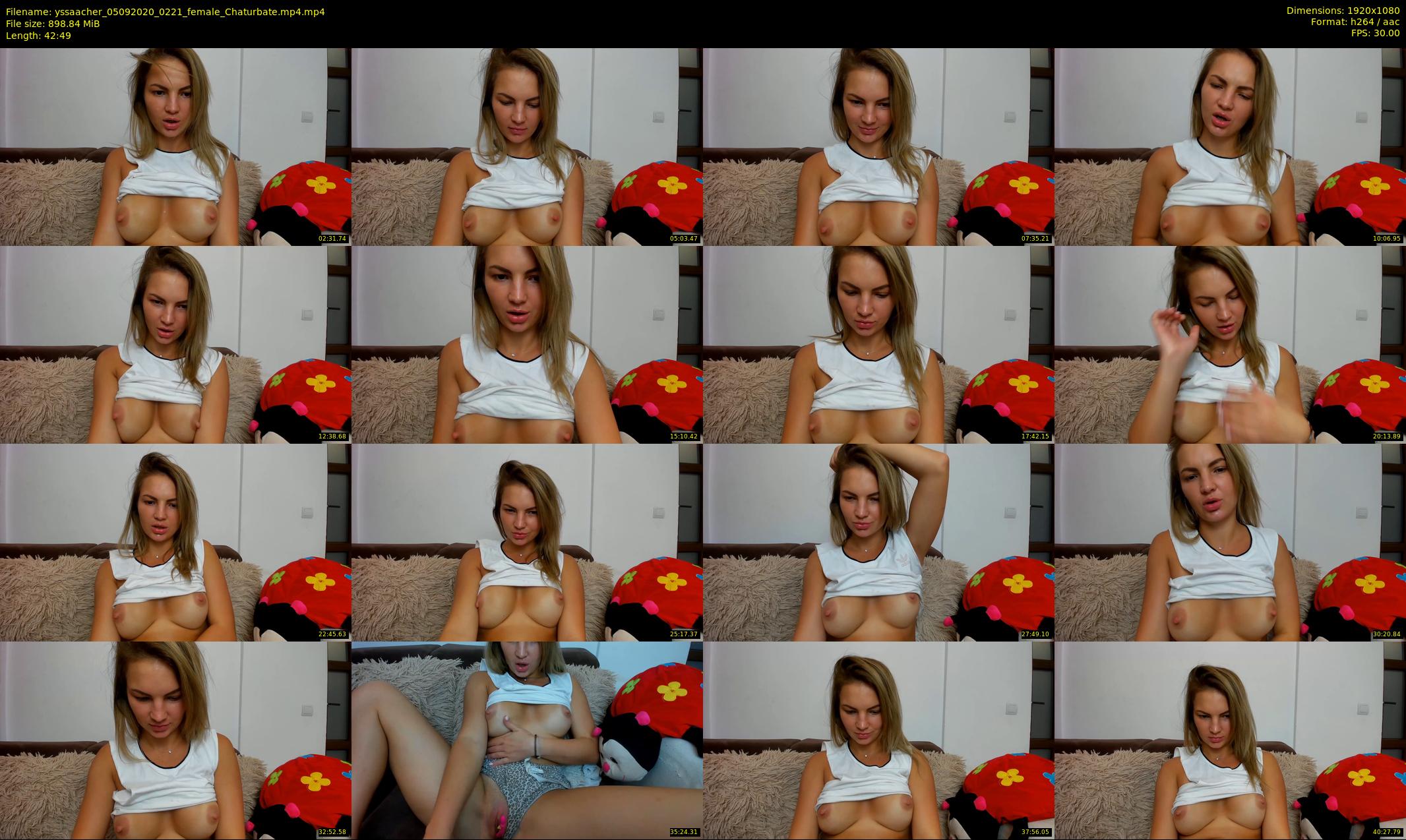 yssaacher — 43 minute Chaturbate female cam show recording, 1080p, Sep 5, 2020