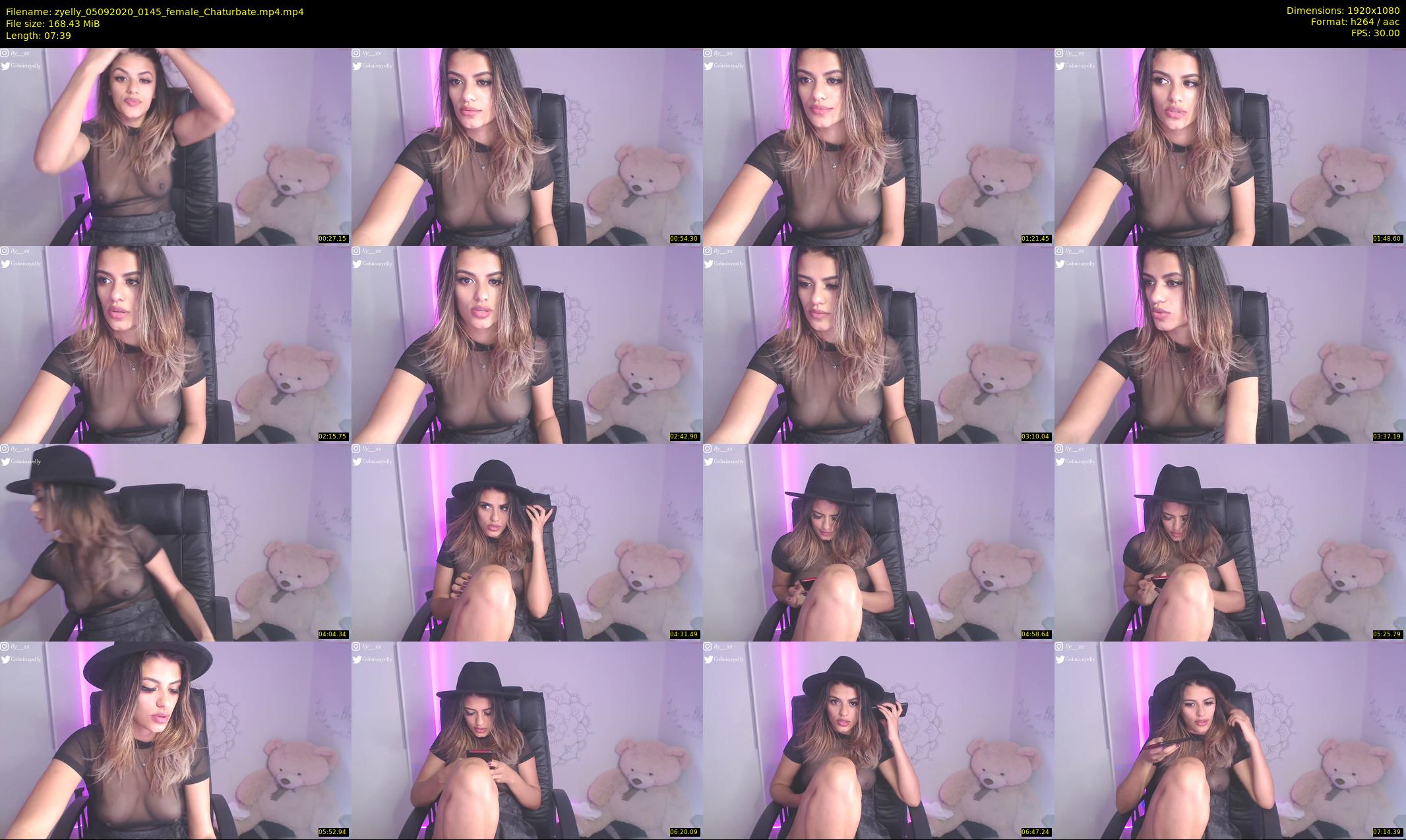 zyelly — 8 minute Chaturbate female cam show recording, 1080p, Sep 5, 2020