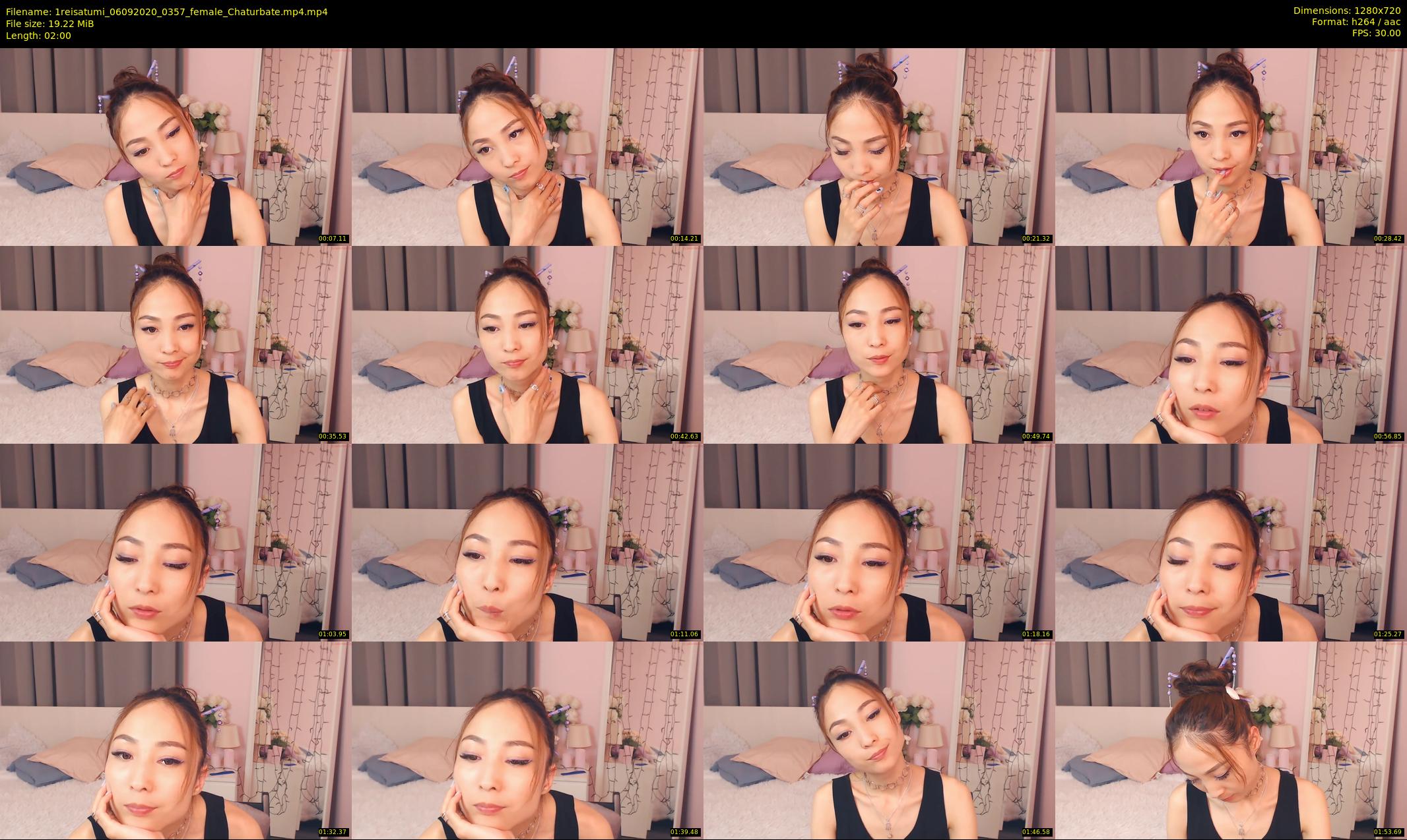 1reisatumi — 2 minute Chaturbate female cam show recording, 720p, Sep 6, 2020