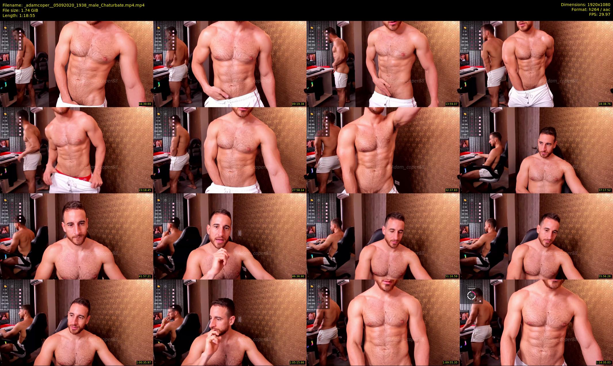 _adamcoper_ — 79 minute Chaturbate male cam show recording, 1080p, Sep 5, 2020