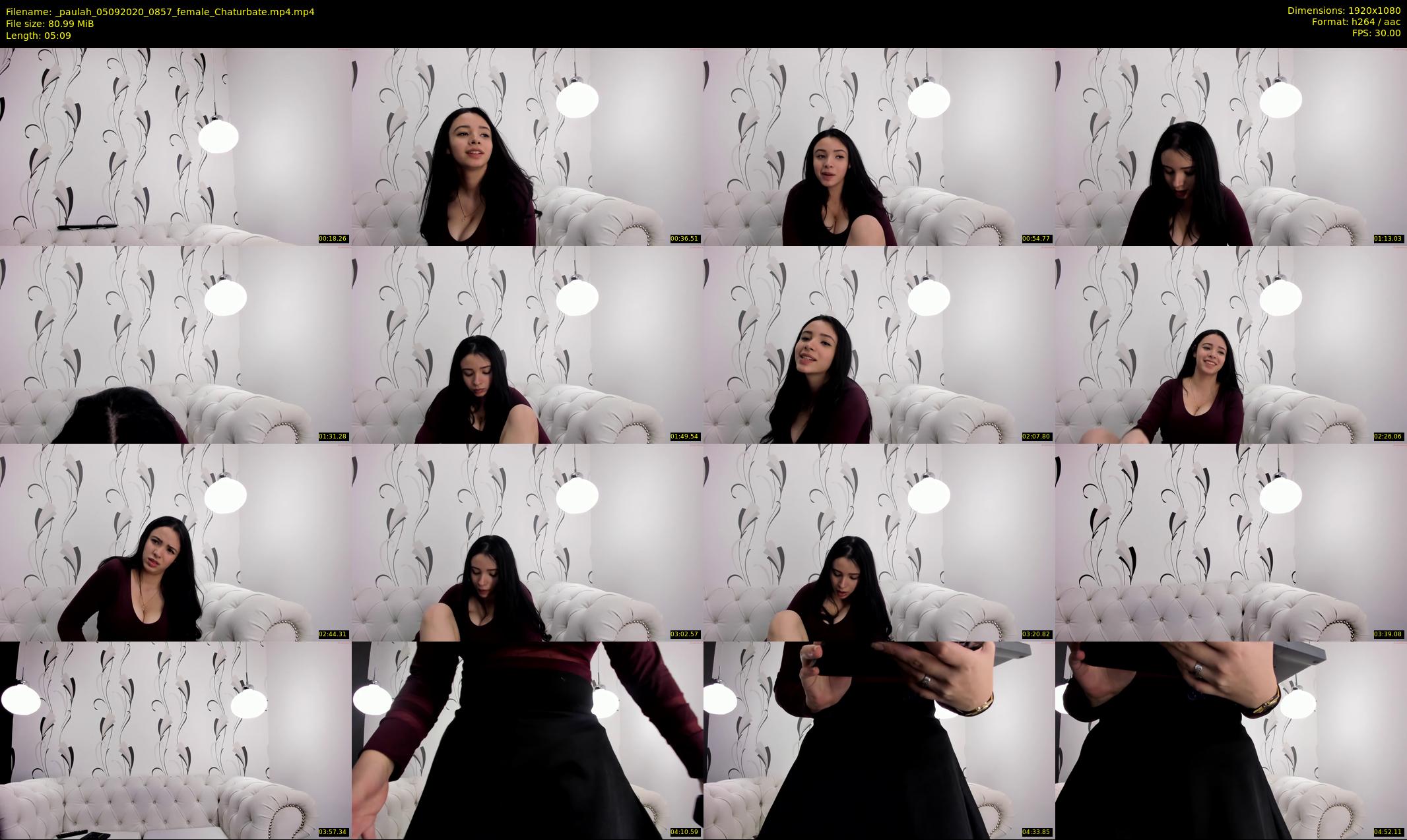 _paulah — 6 minute Chaturbate female cam show recording, 1080p, Sep 5, 2020