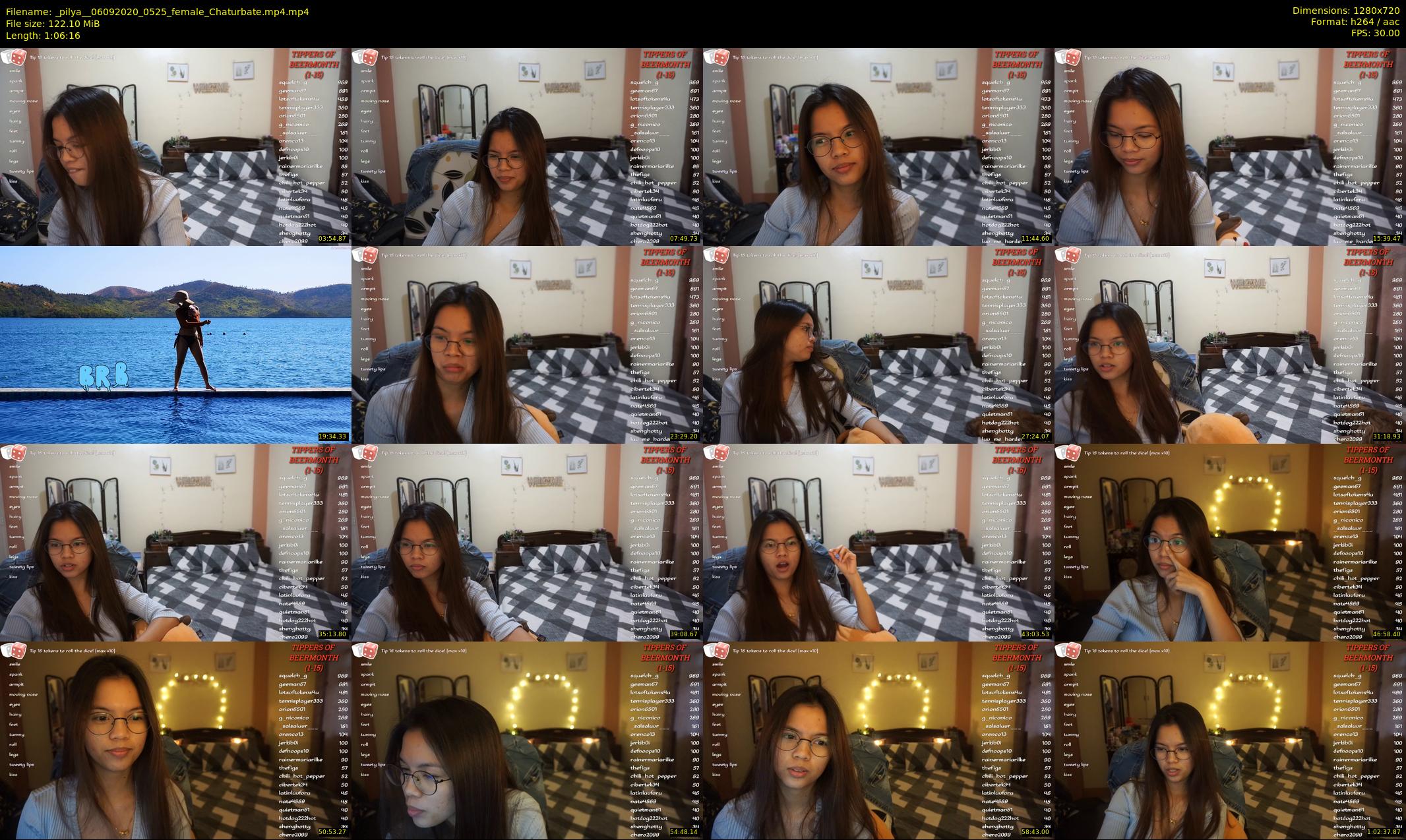 _pilya_ — 67 minute Chaturbate female cam show recording, 720p, Sep 6, 2020