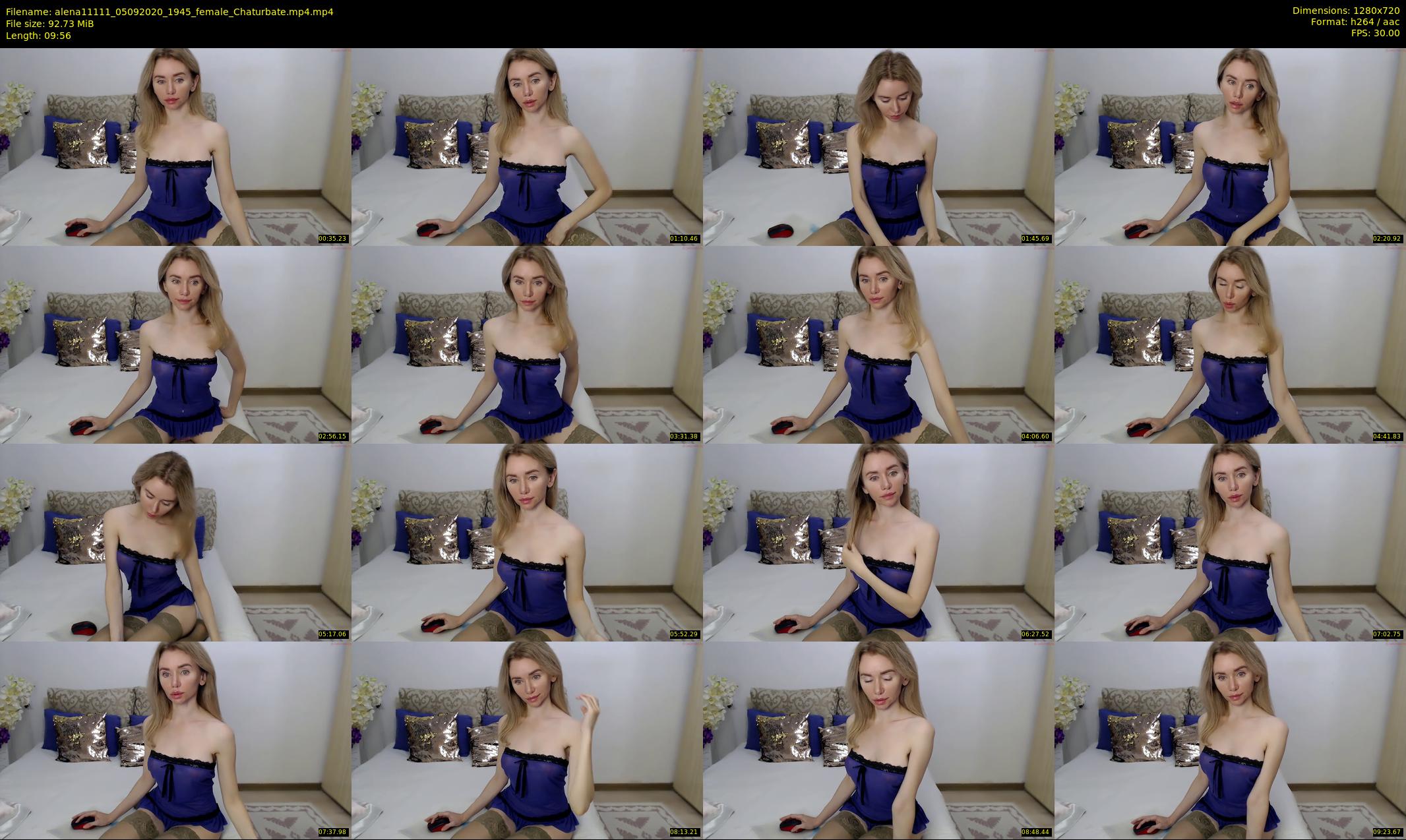 alena11111 — 10 minute Chaturbate female cam show recording, 720p, Sep 5, 2020