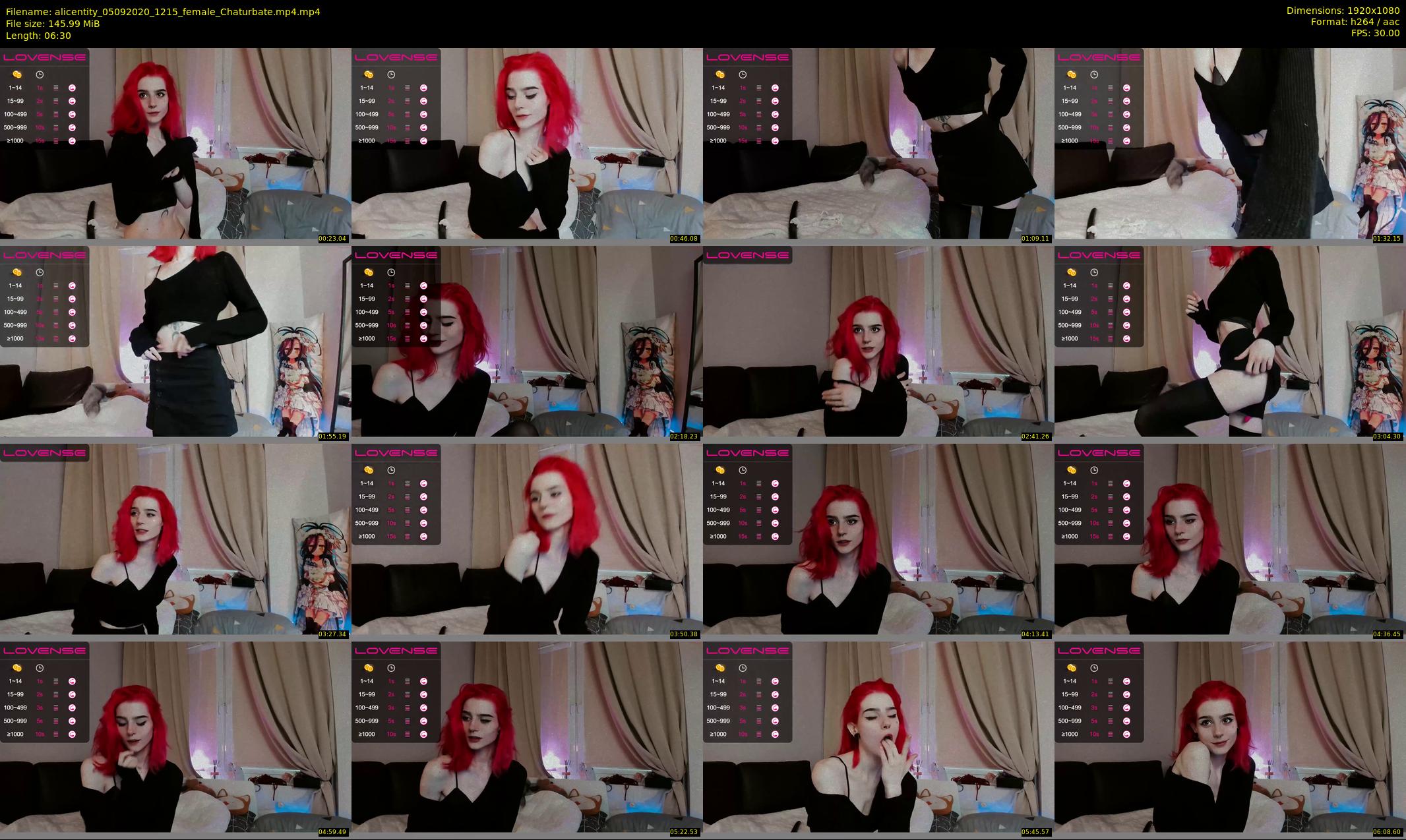 alicentity — 7 minute Chaturbate female cam show recording, 1080p, Sep 5, 2020