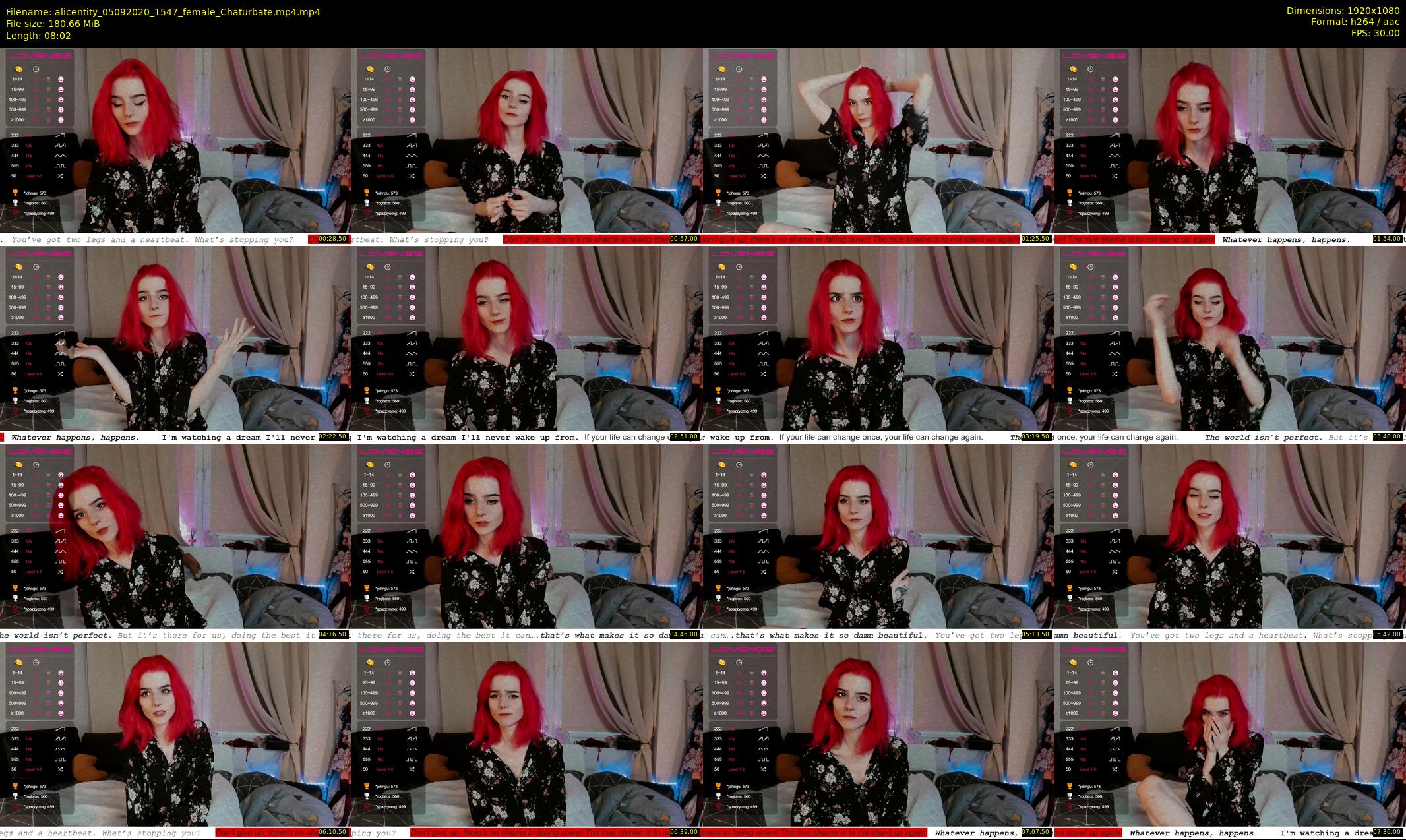 alicentity — 9 minute Chaturbate female cam show recording, 1080p, Sep 5, 2020