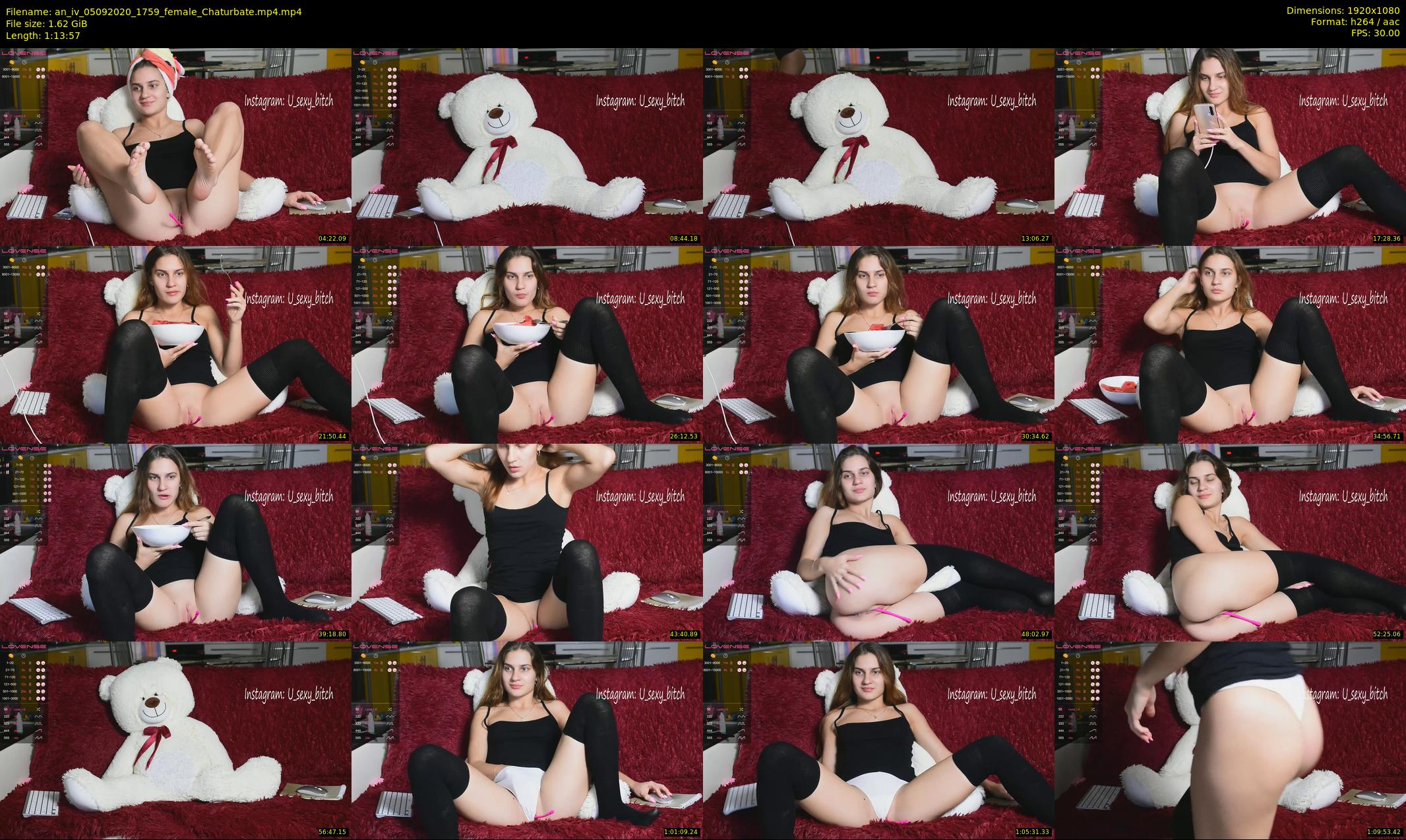 an_iv — 74 minute Chaturbate female cam show recording, 1080p, Sep 5, 2020