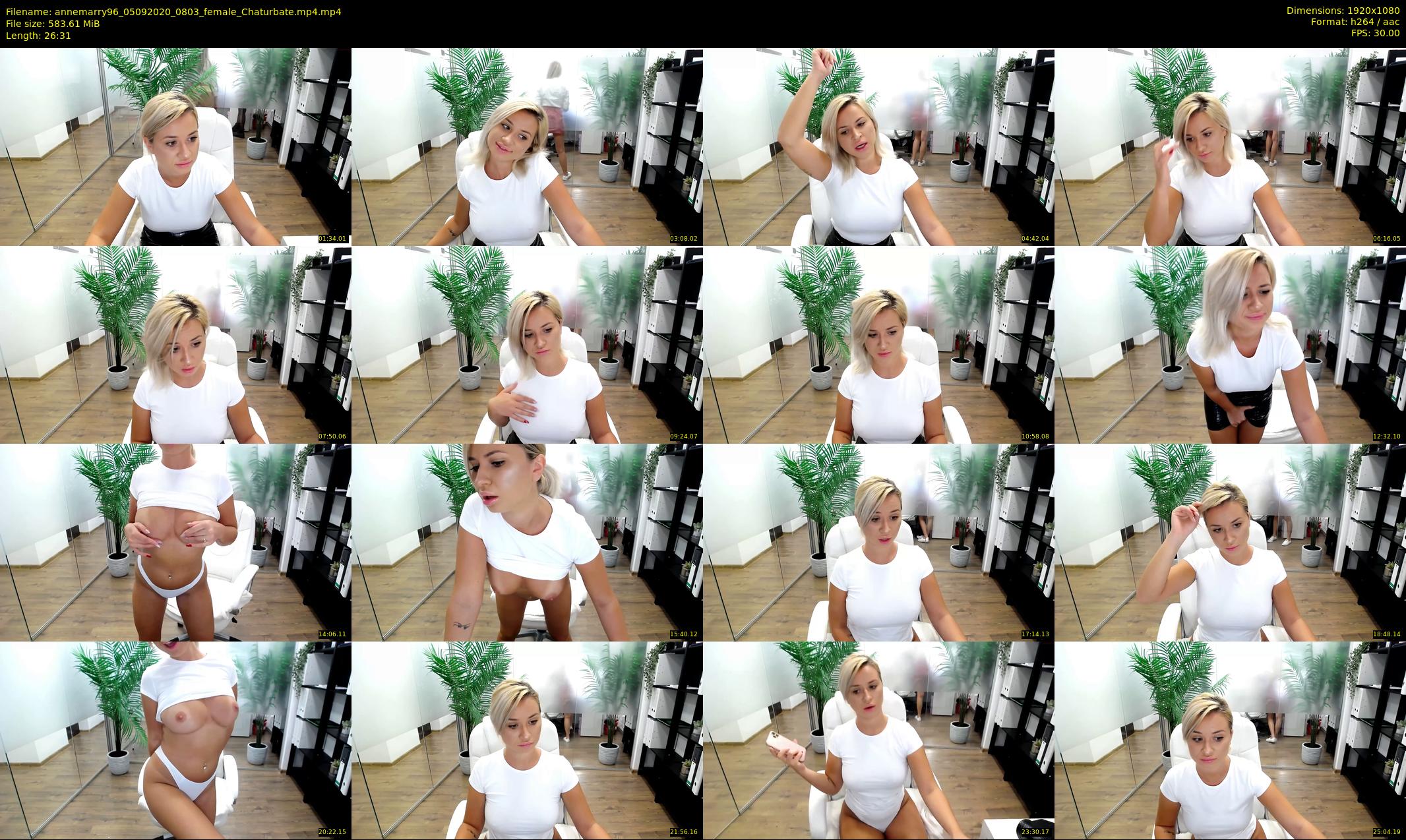 annemarry96 — 27 minute Chaturbate female cam show recording, 1080p, Sep 5, 2020