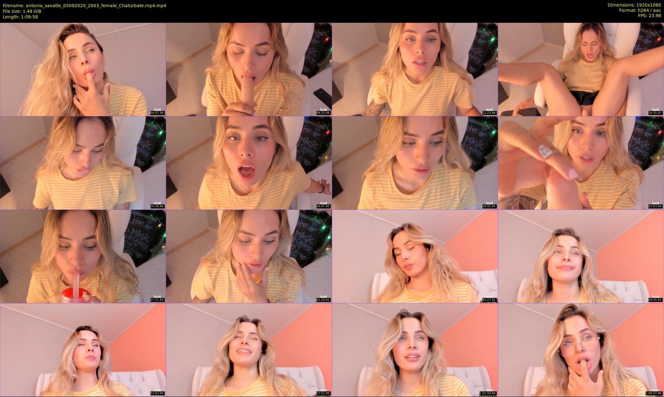 antonia_savatto — 70 minute Chaturbate female cam show recording, 1080p, Sep 5, 2020
