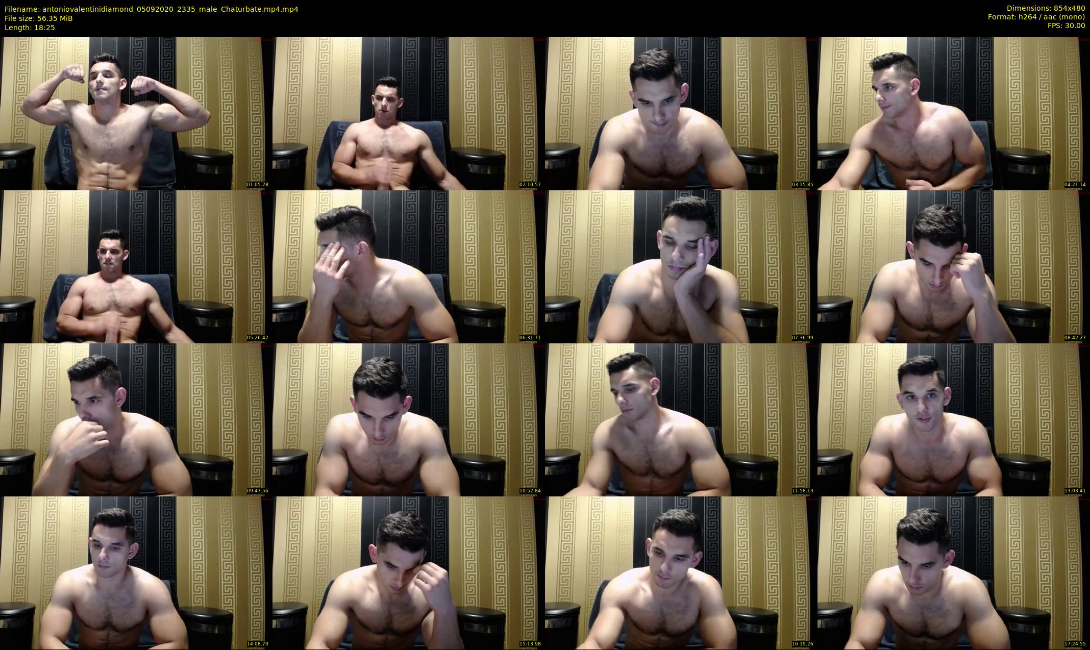 antoniovalentinidiamond — 19 minute Chaturbate male cam show recording, 480p, Sep 5, 2020
