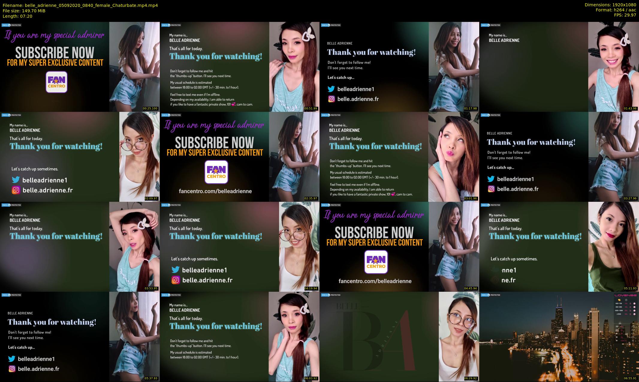 belle_adrienne — 8 minute Chaturbate couple cam show recording, 1080p, Sep 5, 2020