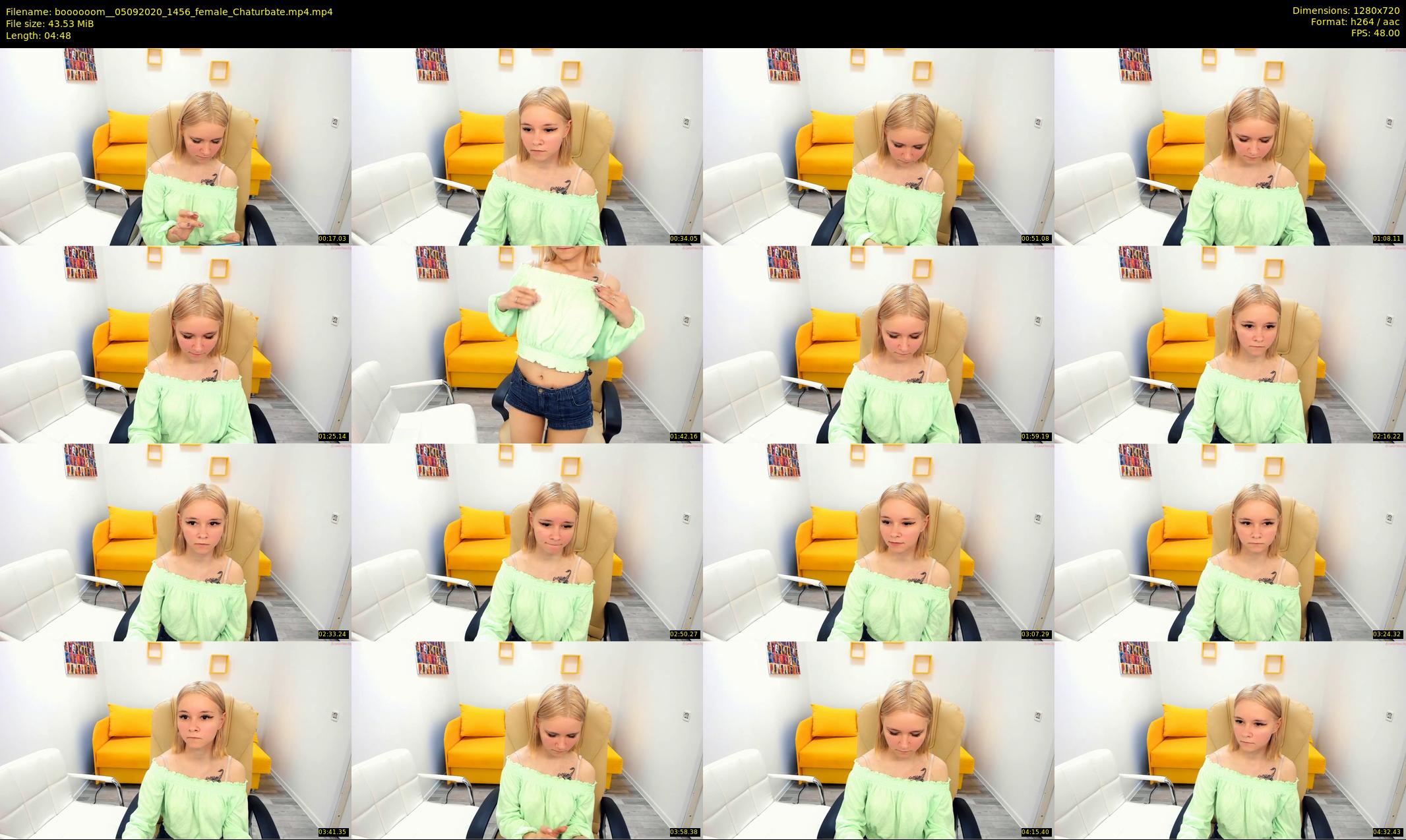 boooooom_ — 5 minute Chaturbate female cam show recording, 720p, Sep 5, 2020