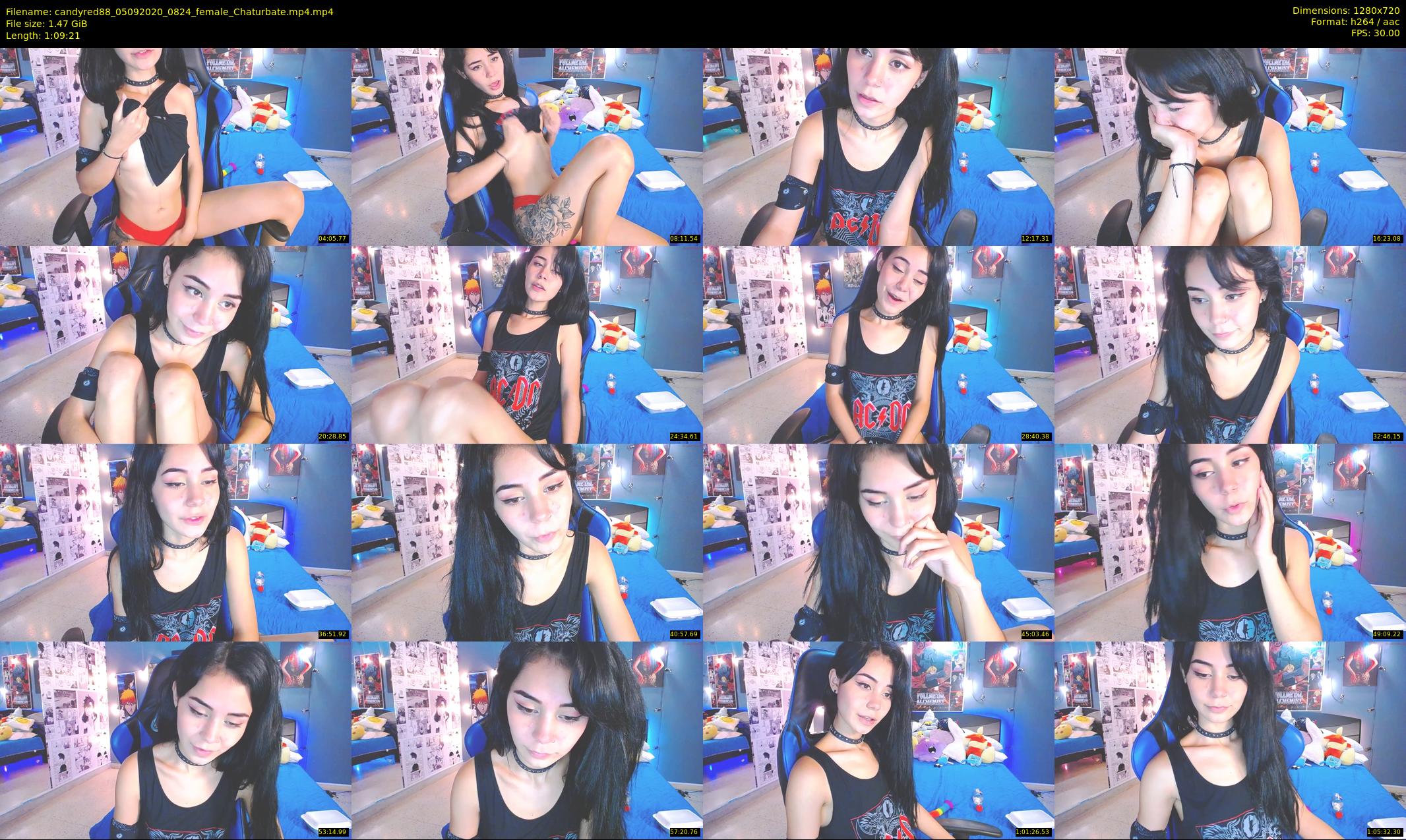 candyred88 — 70 minute Chaturbate female cam show recording, 720p, Sep 5, 2020