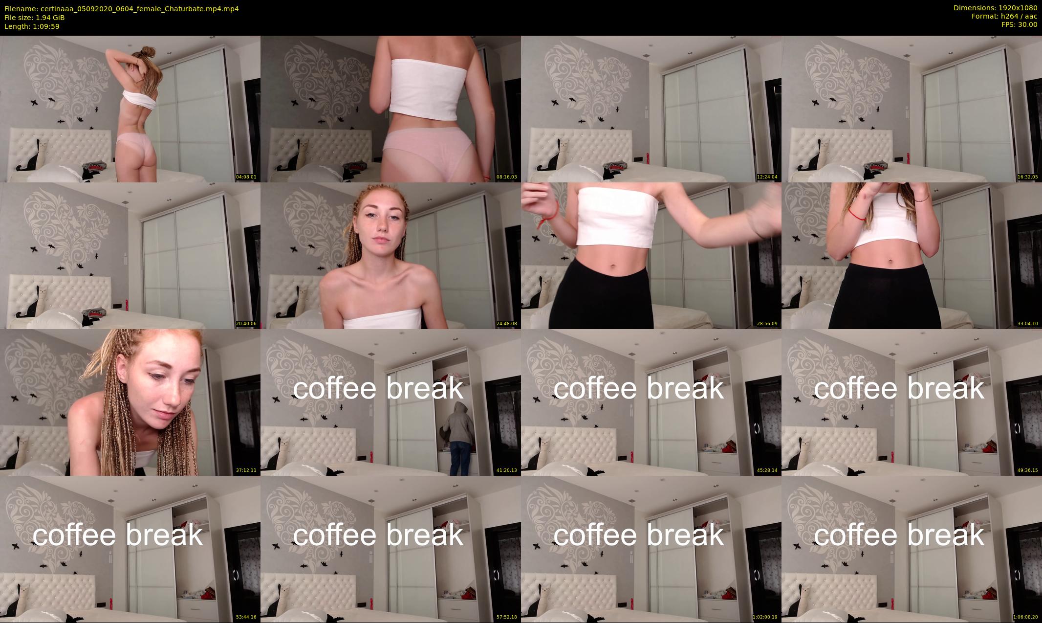 certinaaa — 70 minute Chaturbate female cam show recording, 1080p, Sep 5, 2020