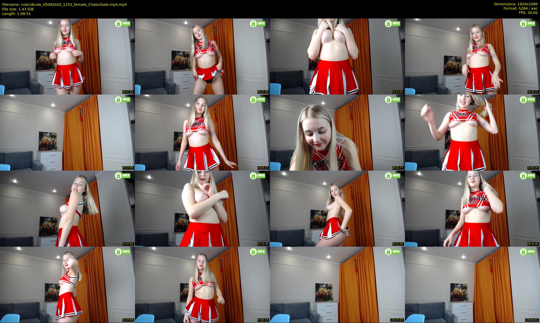 cute18cute — 70 minute Chaturbate female cam show recording, 1080p, Sep 5, 2020