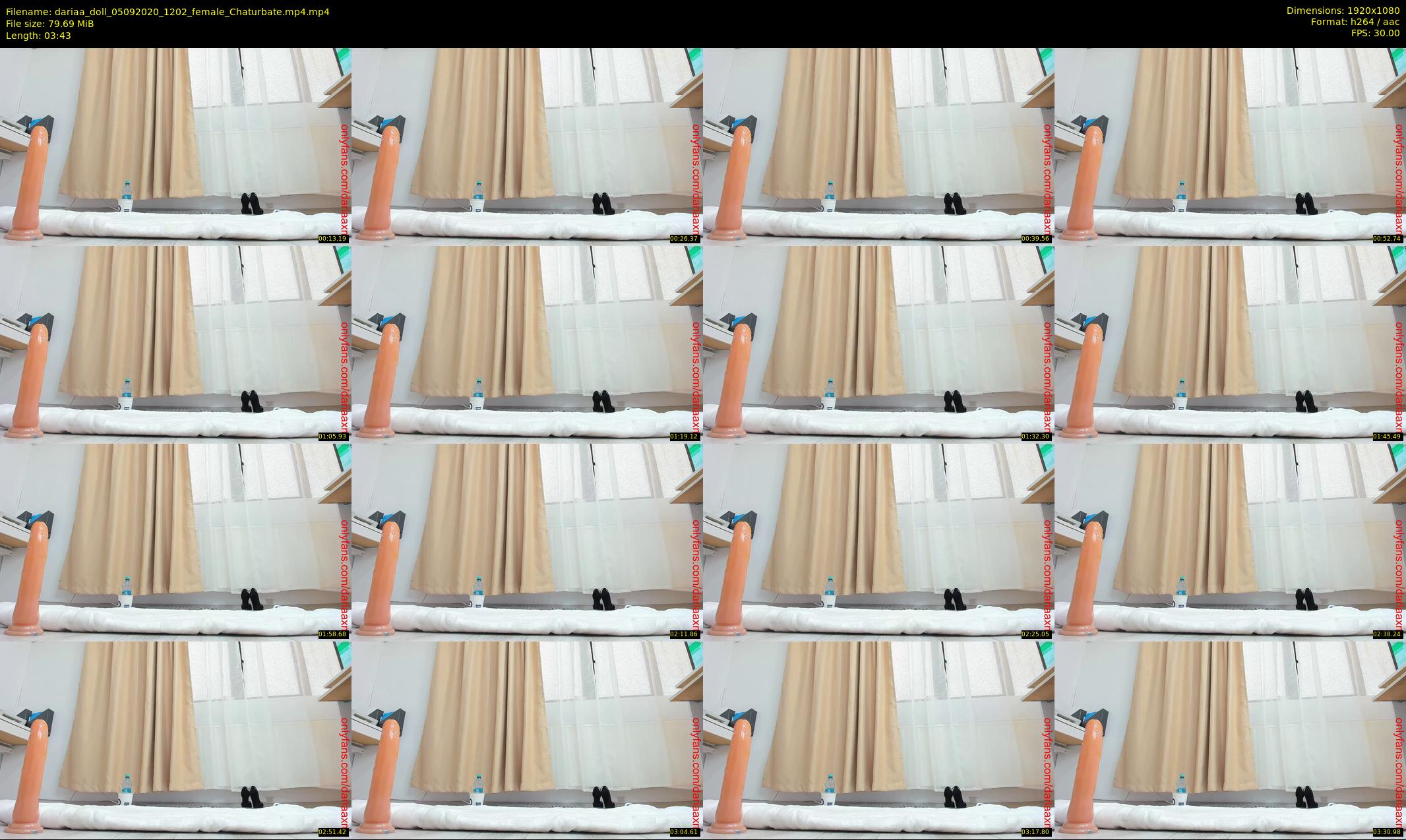 dariaa_doll — 4 minute Chaturbate female cam show recording, 1080p, Sep 5, 2020