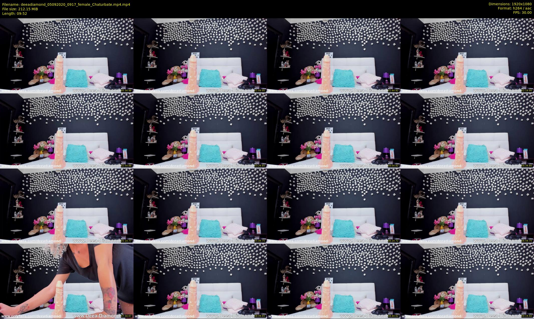deeadiamond — 10 minute Chaturbate female cam show recording, 1080p, Sep 5, 2020