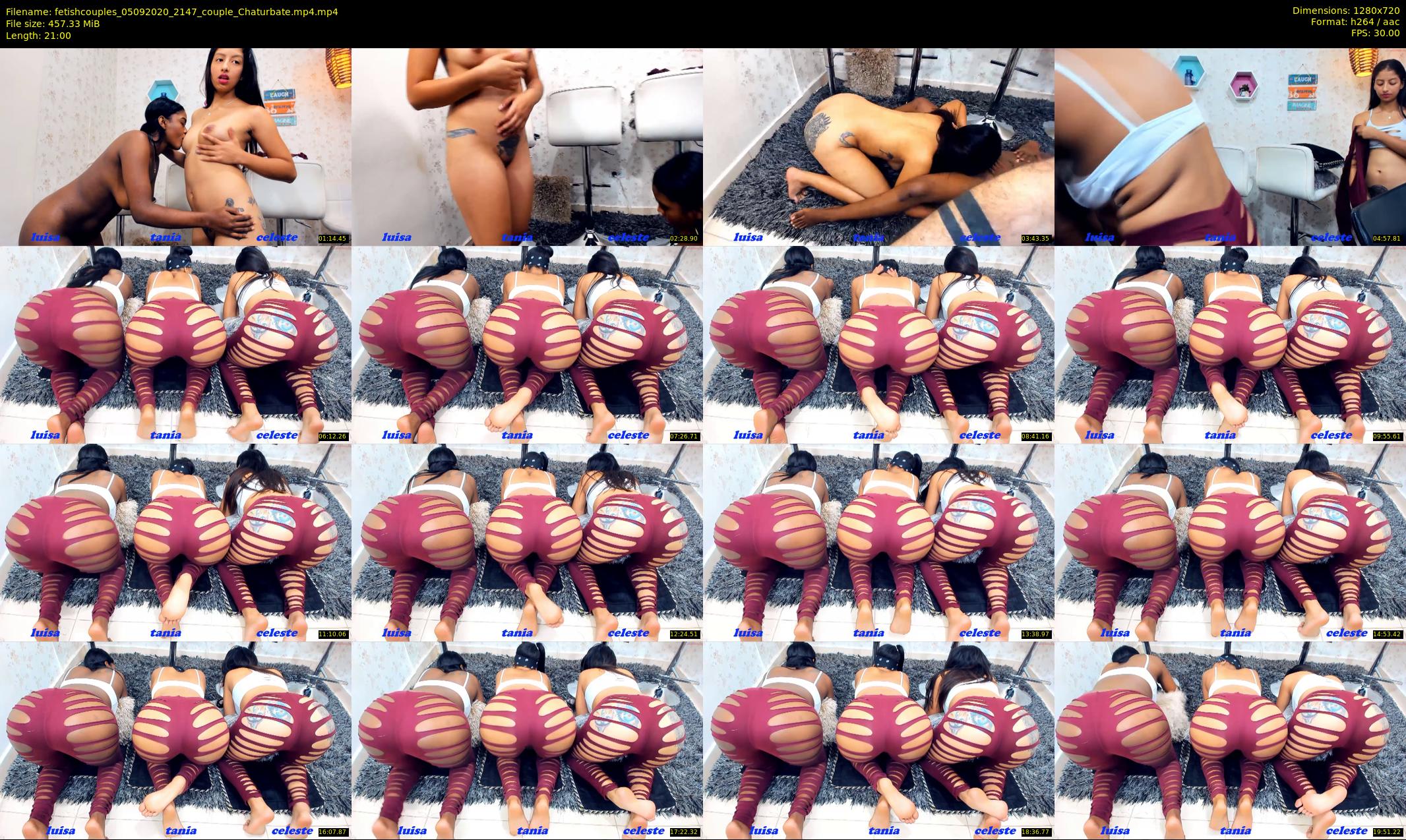 fetishcouples — 21 minute Chaturbate couple cam show recording, 720p, Sep 5, 2020