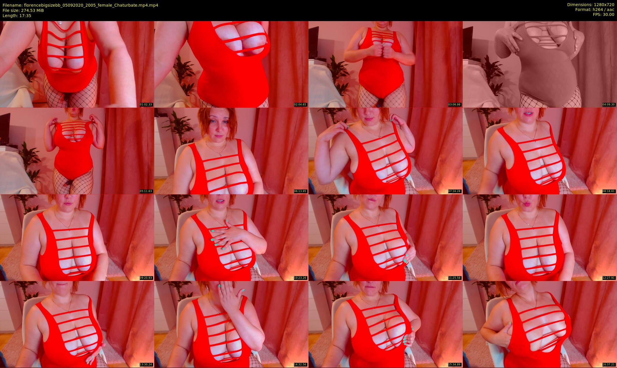 florencebigsizebb — 18 minute Chaturbate female cam show recording, 720p, Sep 5, 2020