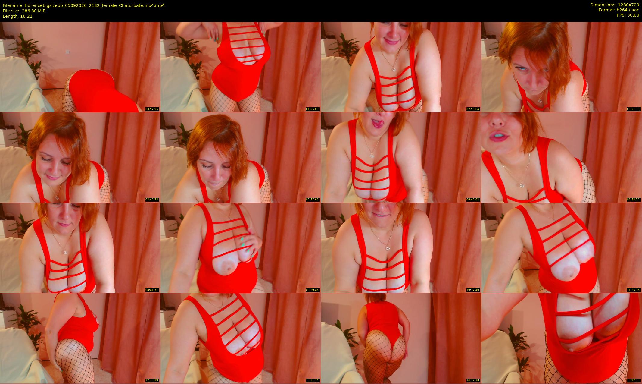 florencebigsizebb — 17 minute Chaturbate female cam show recording, 720p, Sep 5, 2020