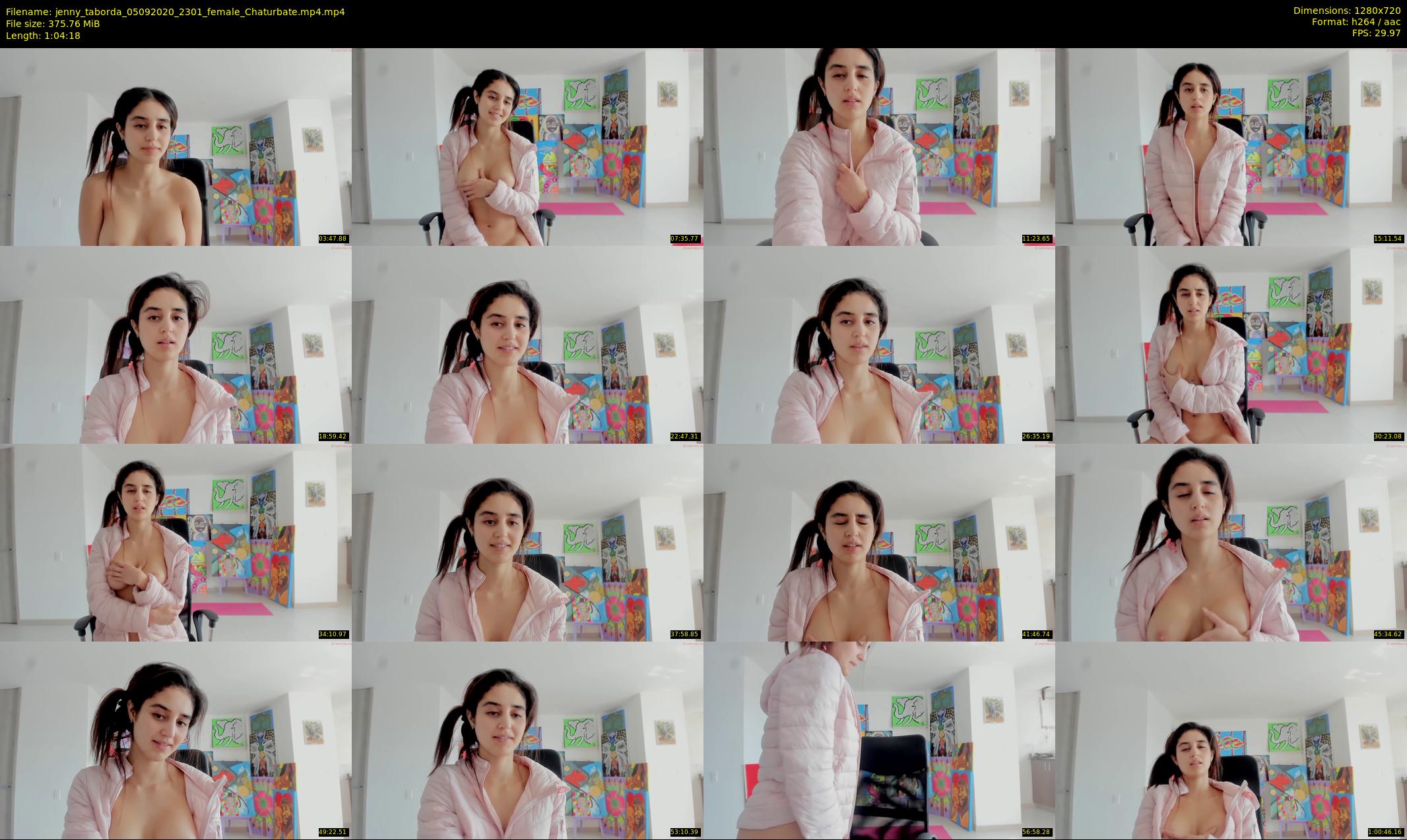 jenny_taborda — 65 minute Chaturbate female cam show recording, 720p, Sep 5, 2020