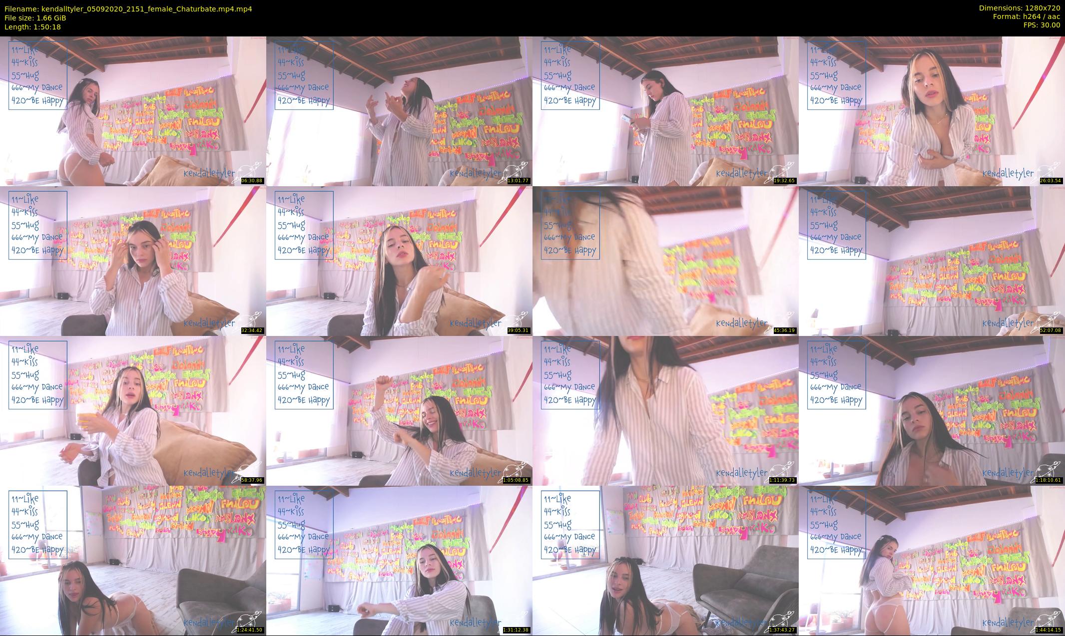kendalltyler — 111 minute Chaturbate female cam show recording, 720p, Sep 5, 2020