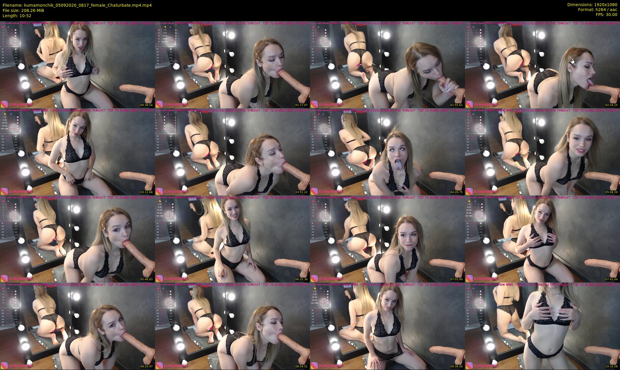 kumamonchik — 11 minute Chaturbate couple cam show recording, 1080p, Sep 5, 2020