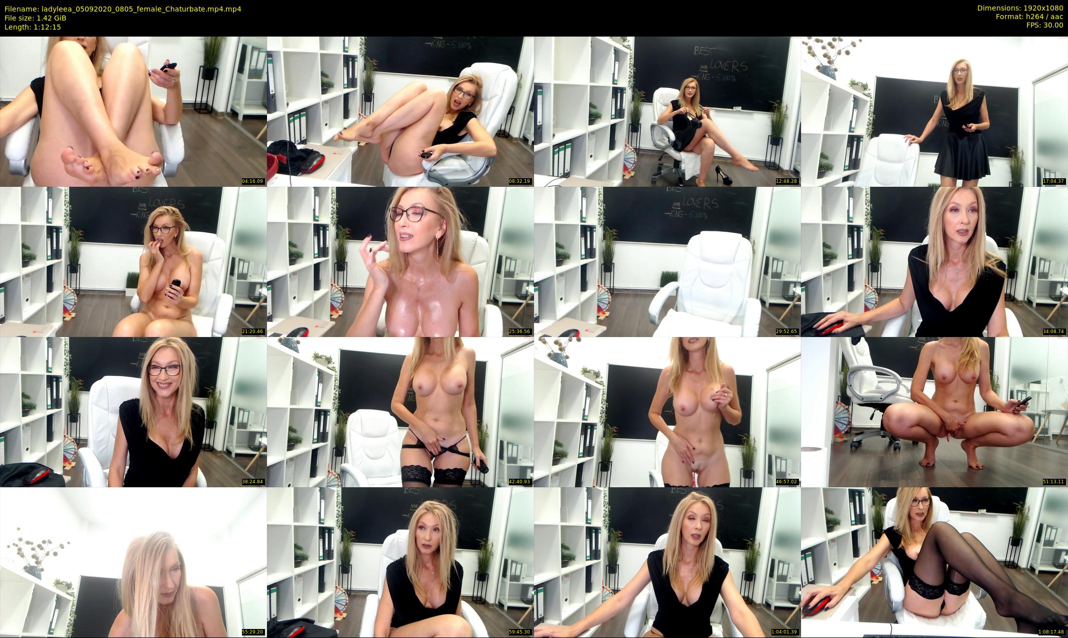 ladyleea — 73 minute Chaturbate female cam show recording, 1080p, Sep 5, 2020