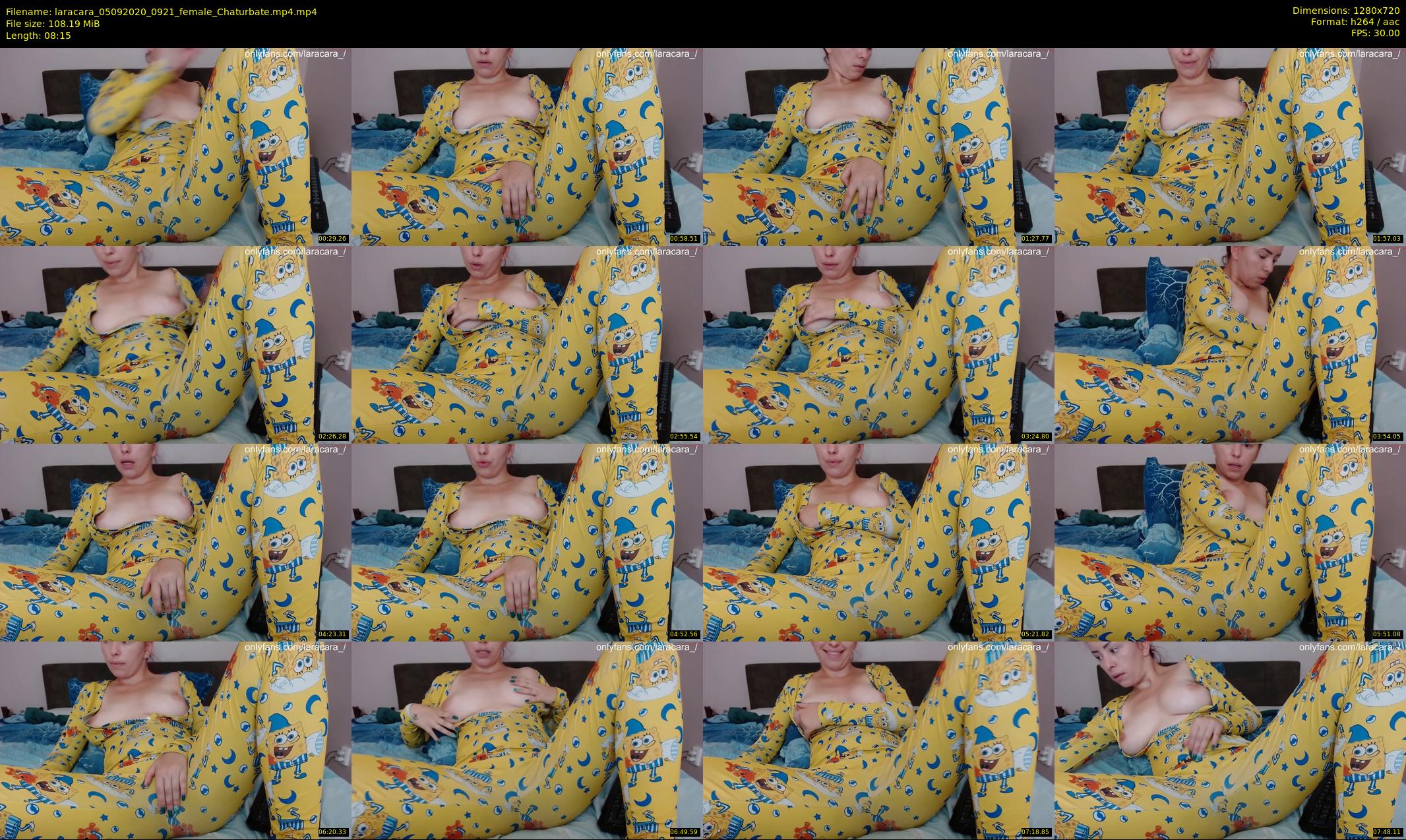 laracara — 9 minute Chaturbate female cam show recording, 720p, Sep 5, 2020