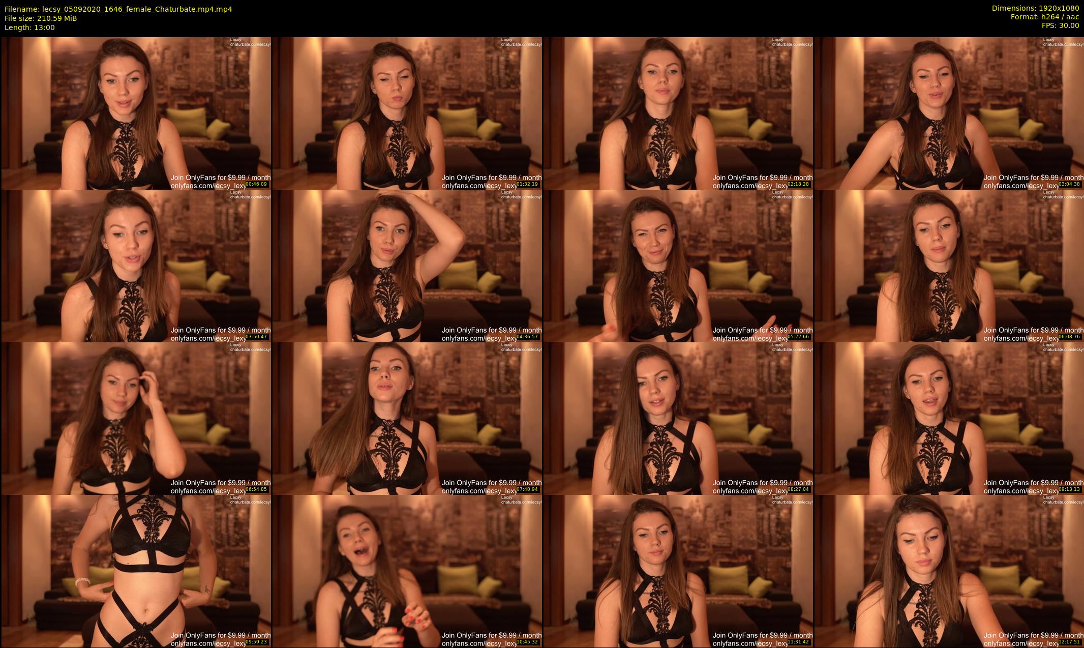 lecsy — 13 minute Chaturbate female cam show recording, 1080p, Sep 5, 2020
