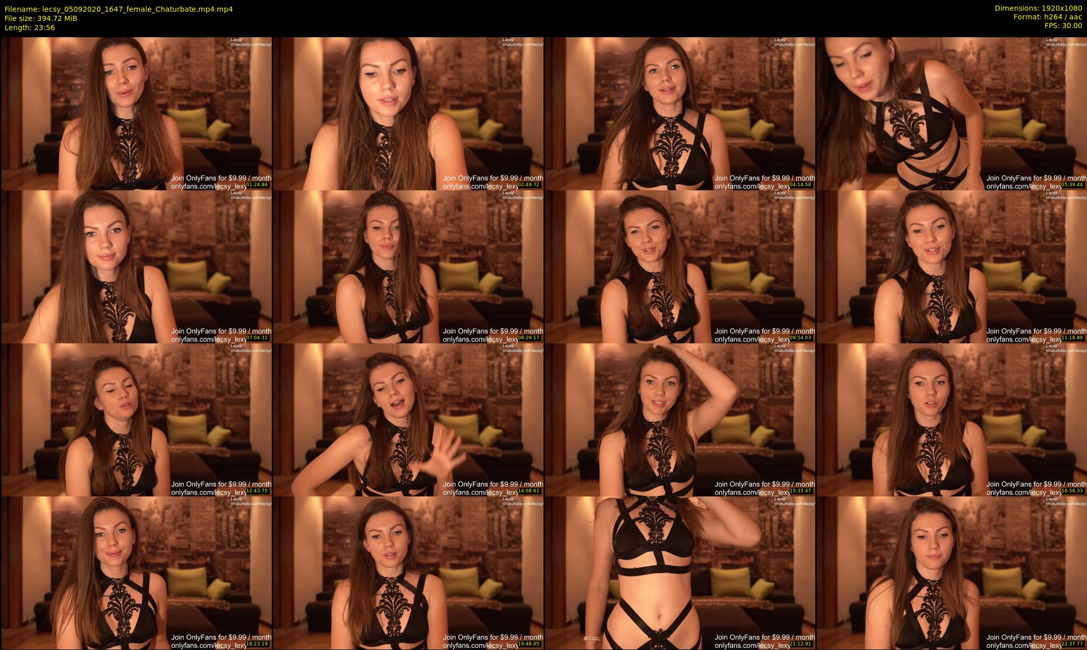 lecsy — 24 minute Chaturbate female cam show recording, 1080p, Sep 5, 2020
