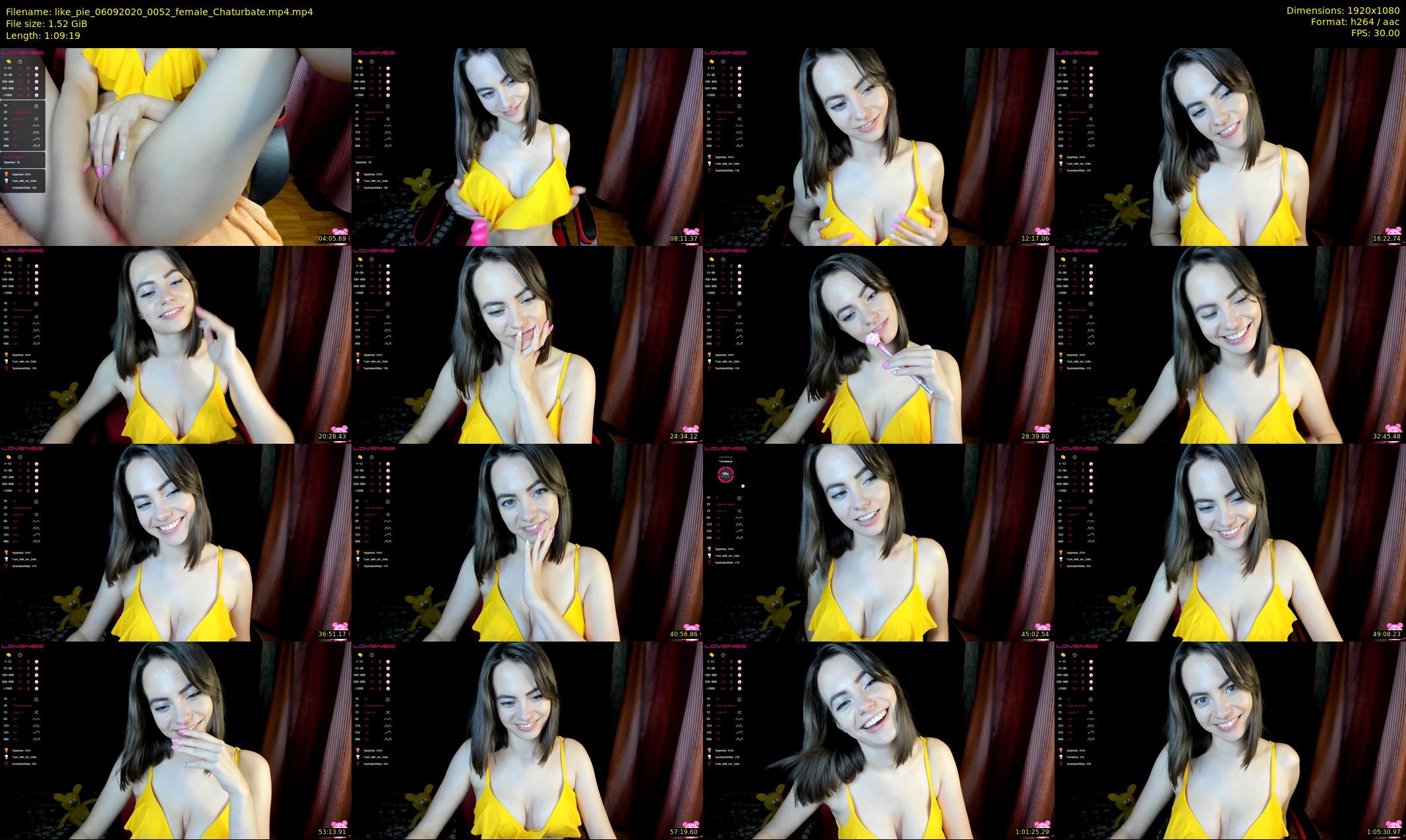 like_pie — 70 minute Chaturbate couple cam show recording, 1080p, Sep 6, 2020