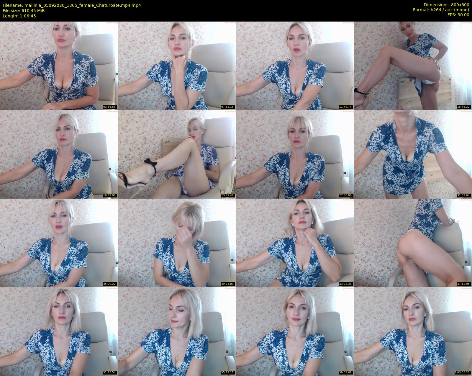 mallinia — 67 minute Chaturbate female cam show recording, 480p, Sep 5, 2020