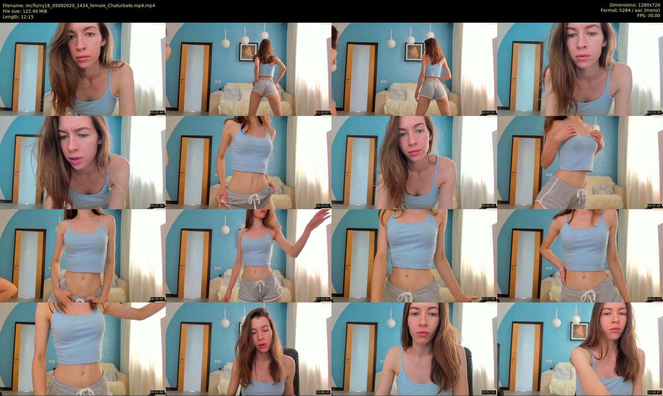 mcflurry18 — 13 minute Chaturbate female cam show recording, 720p, Sep 5, 2020